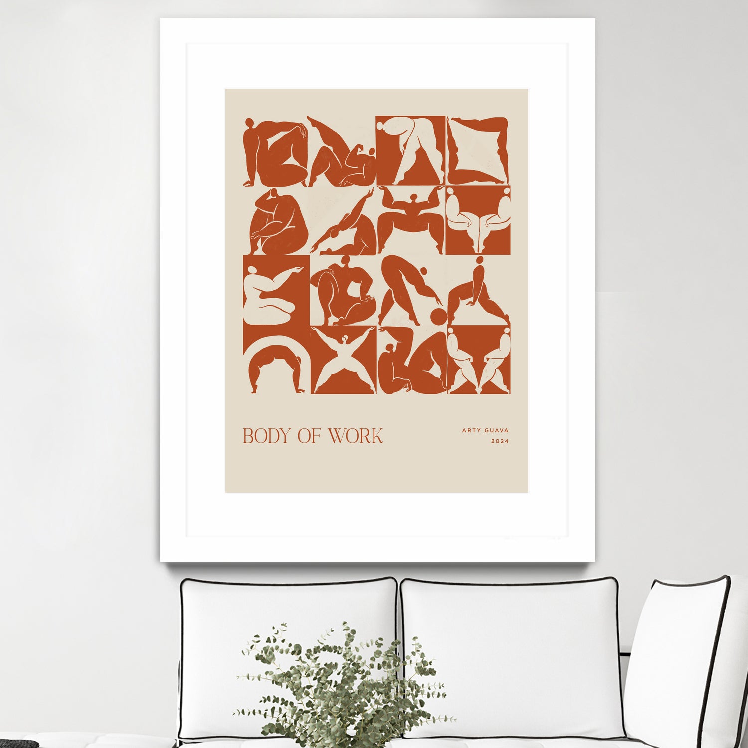 Body of Work (terracotta) by Arty Guava on GIANT ART - 9600 illustration