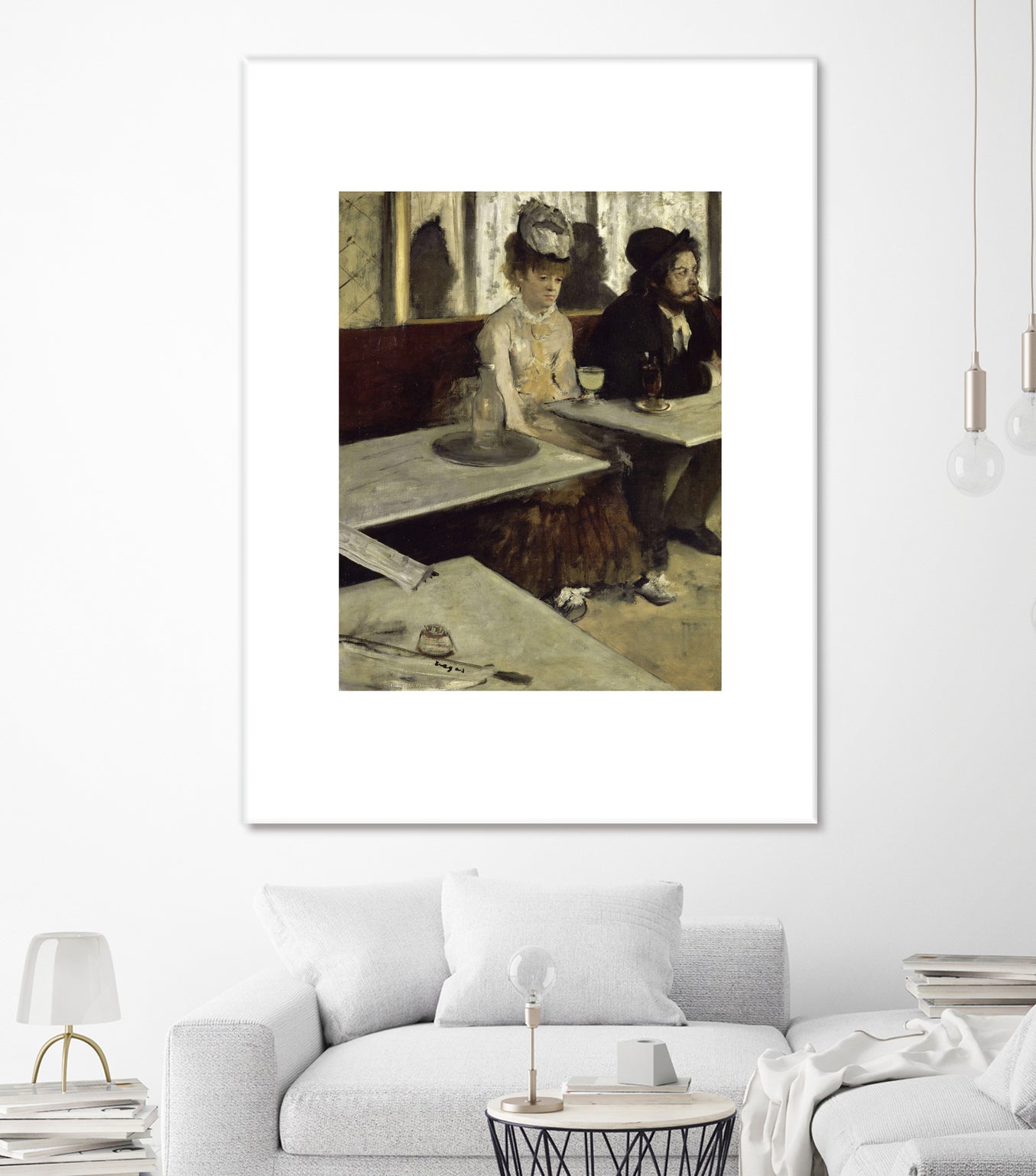 In a CafeI No.2 by Edgar Degas on GIANT ART - 5906 illustration