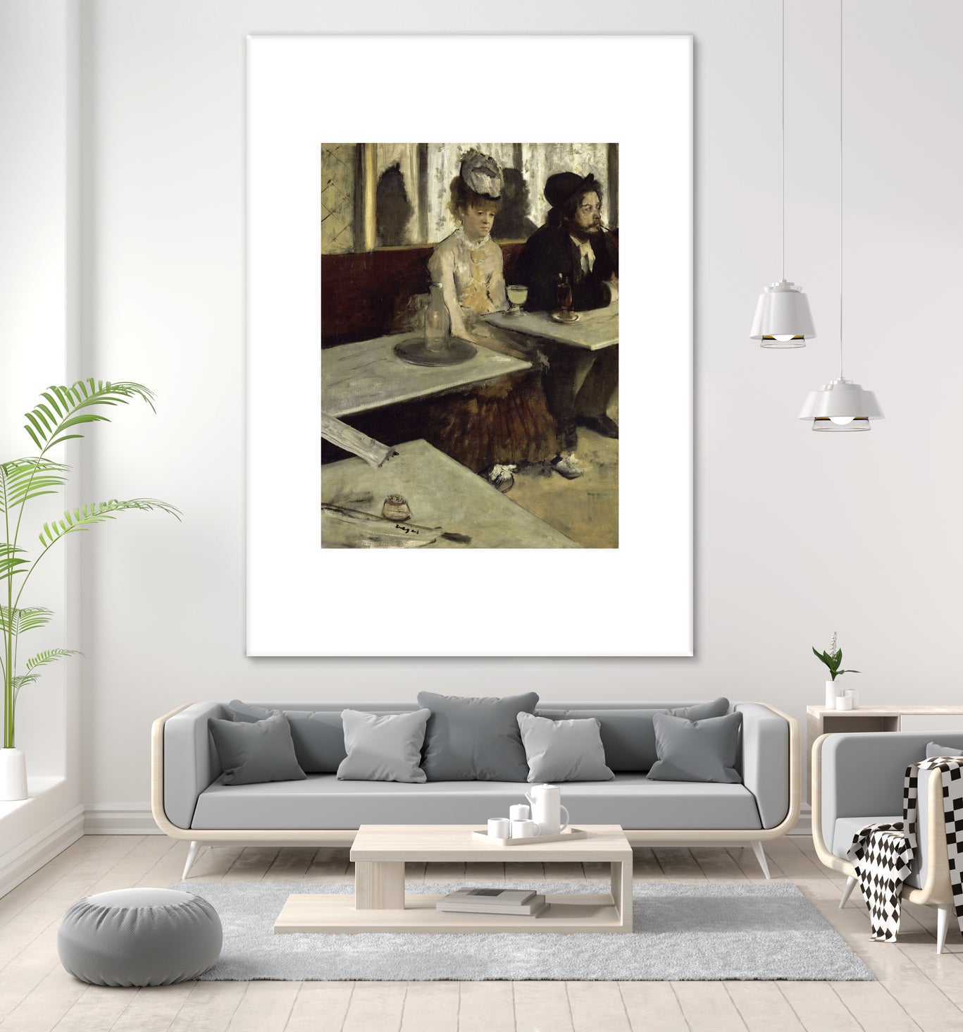 In a CafeI No.2 by Edgar Degas on GIANT ART - 5906 illustration