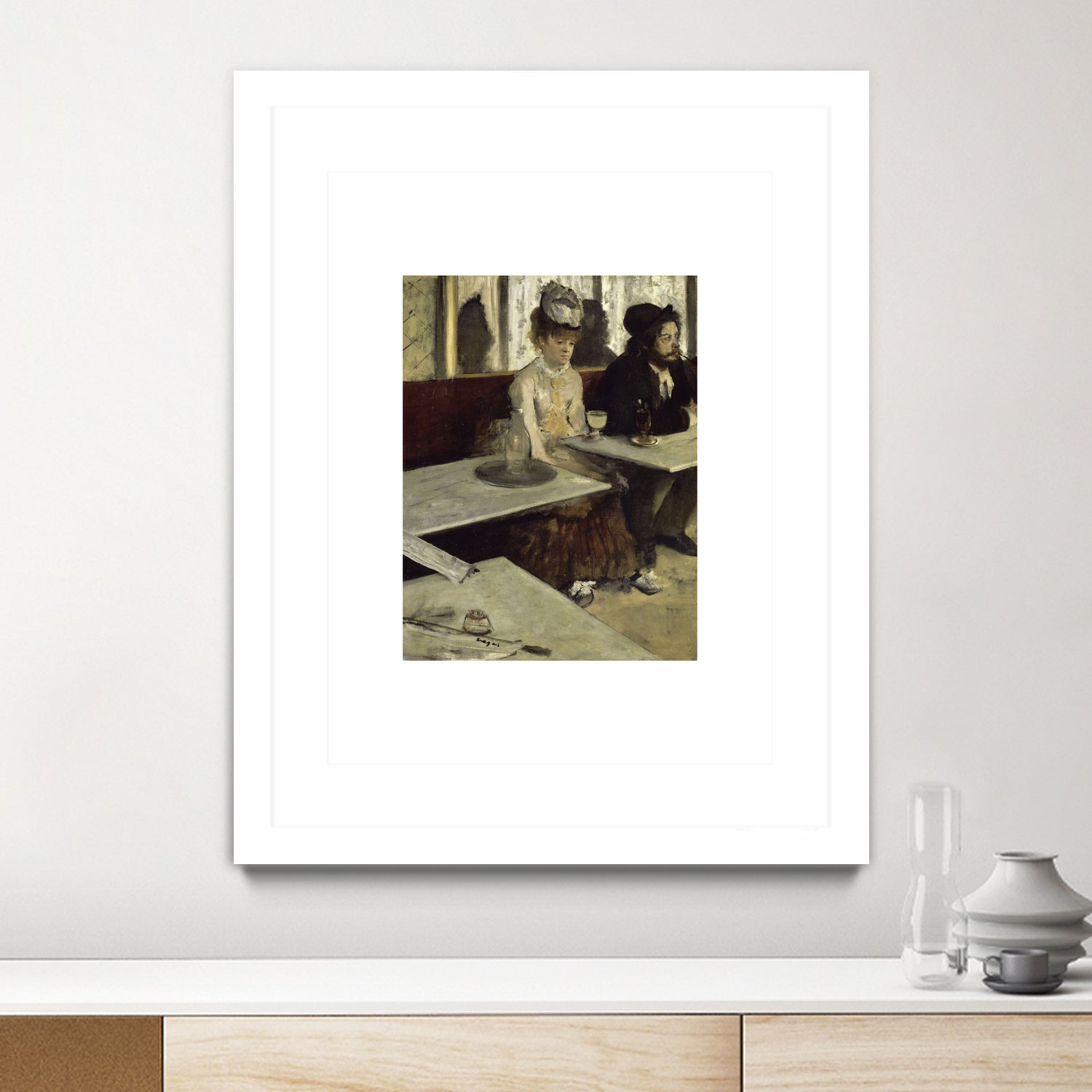 In a CafeI No.2 by Edgar Degas on GIANT ART - 5906 illustration