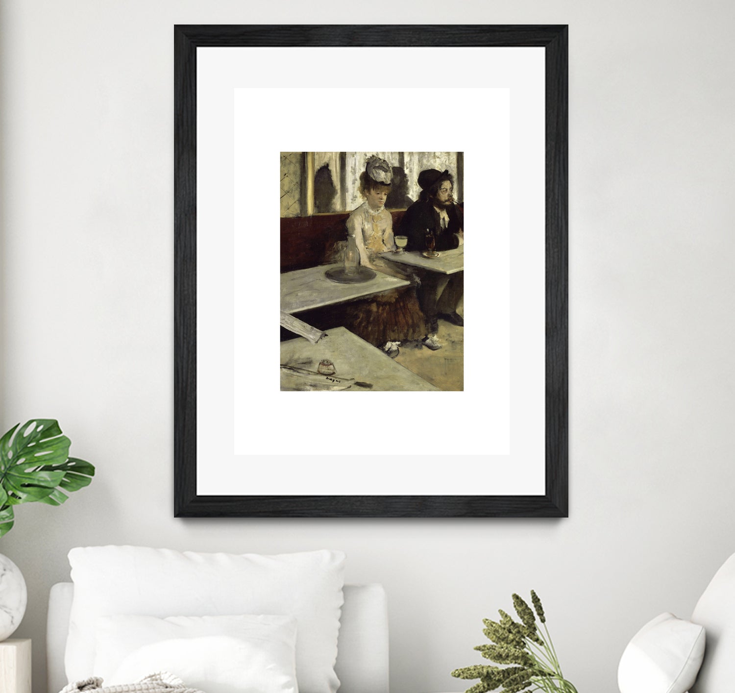 In a CafeI No.2 by Edgar Degas on GIANT ART - 5906 illustration