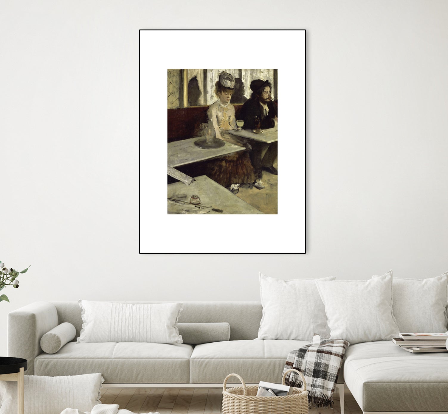 In a CafeI No.2 by Edgar Degas on GIANT ART - 5906 illustration