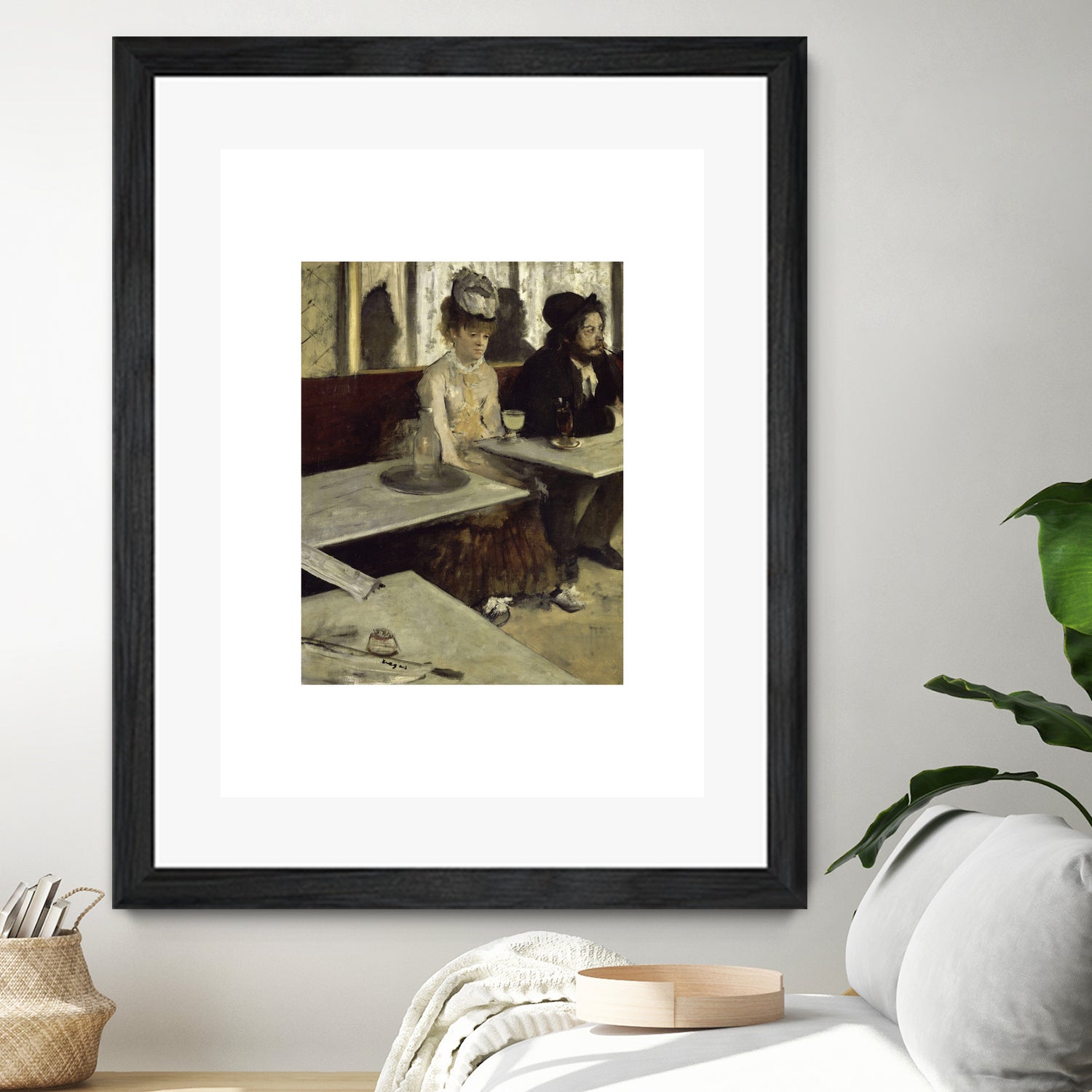 In a CafeI No.2 by Edgar Degas on GIANT ART - 5906 illustration