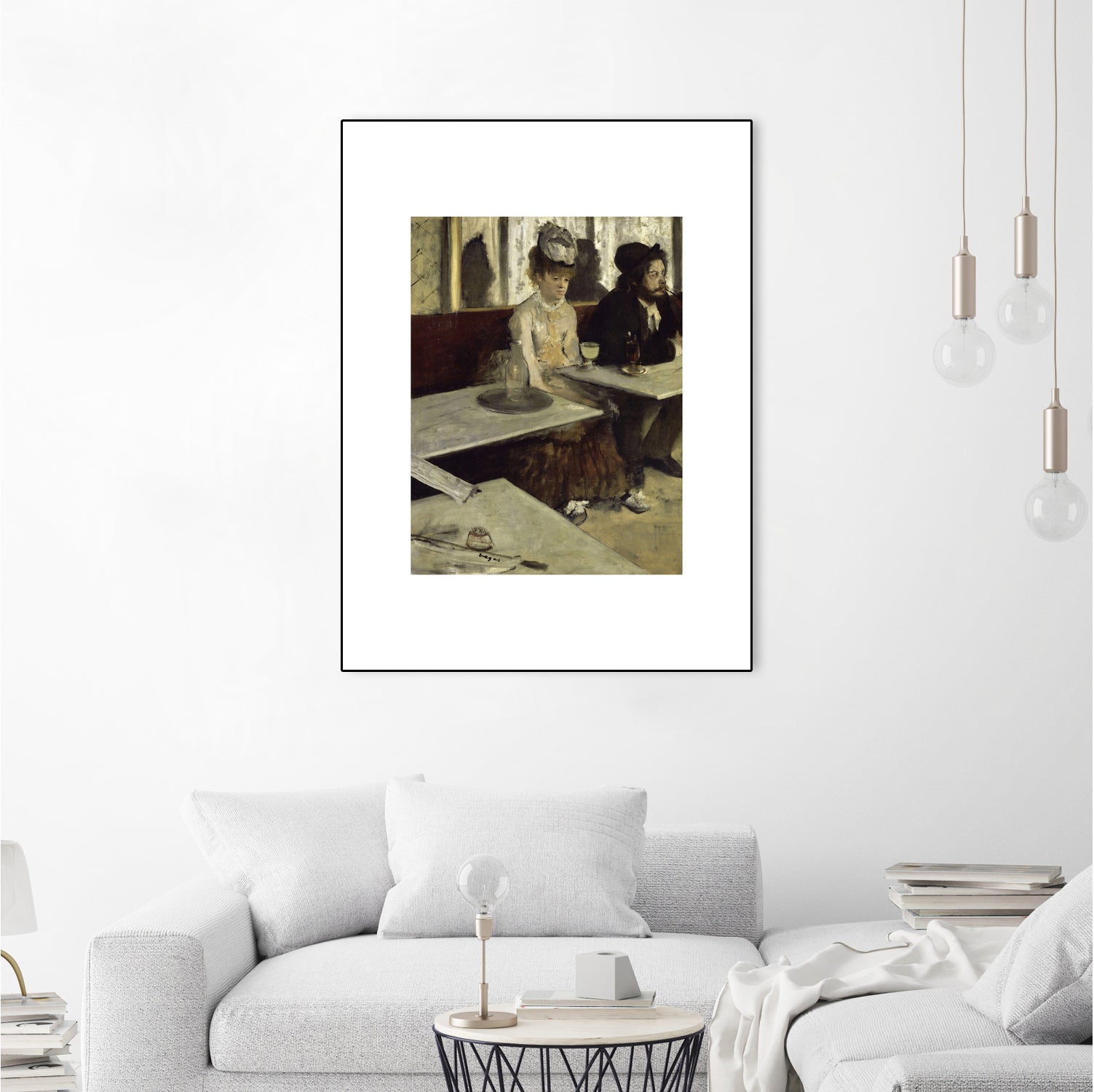 In a CafeI No.2 by Edgar Degas on GIANT ART - 5906 illustration