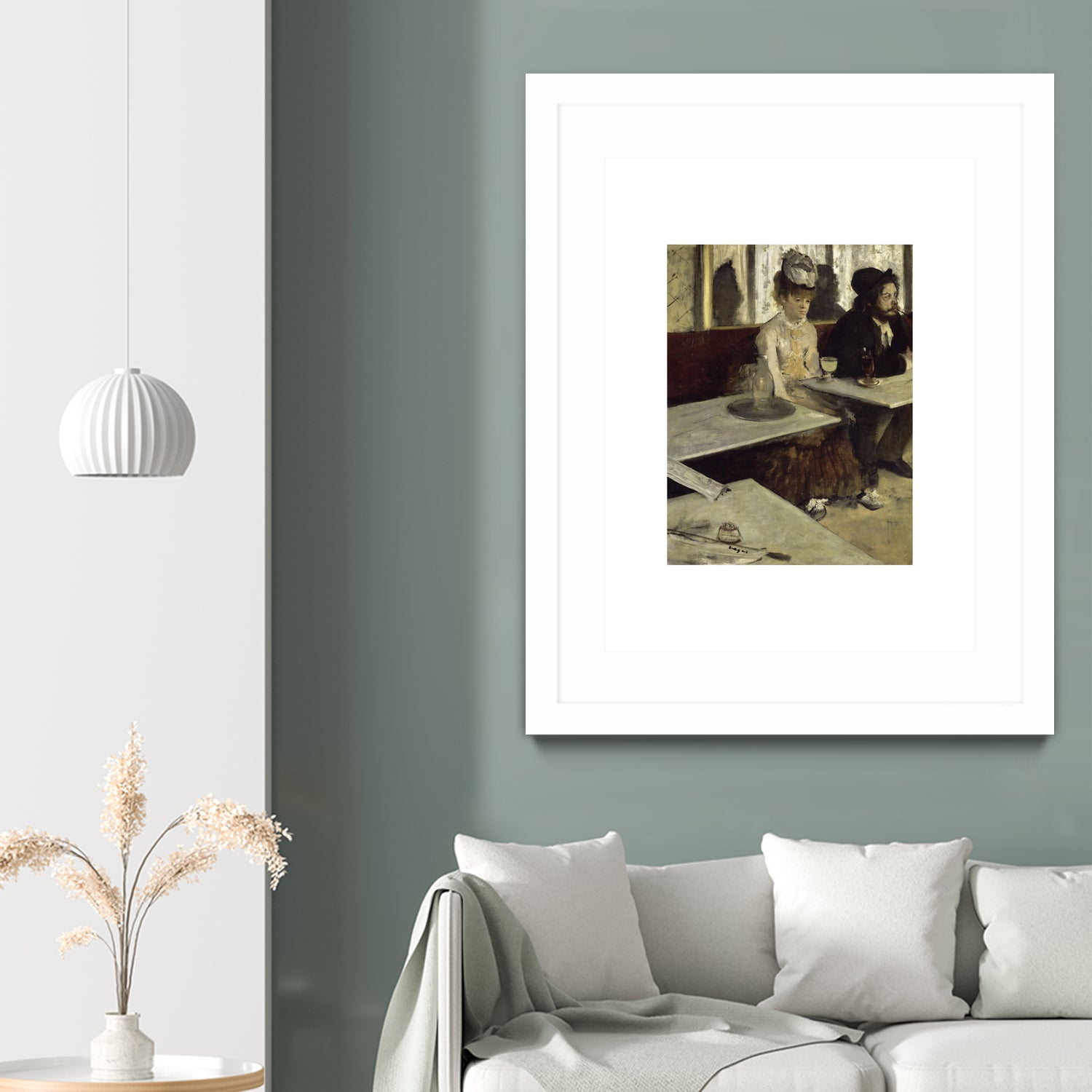 In a CafeI No.2 by Edgar Degas on GIANT ART - 5906 illustration