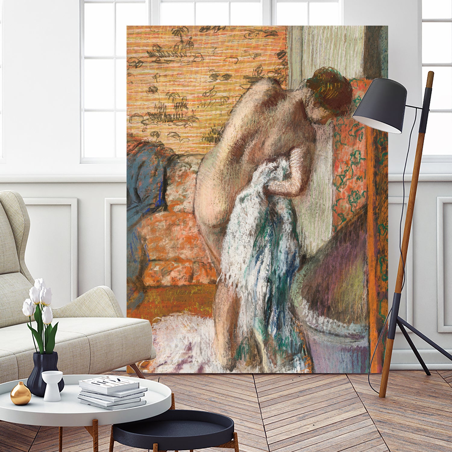 Naked Lady by Edgar Degas on GIANT ART - 5906 illustration