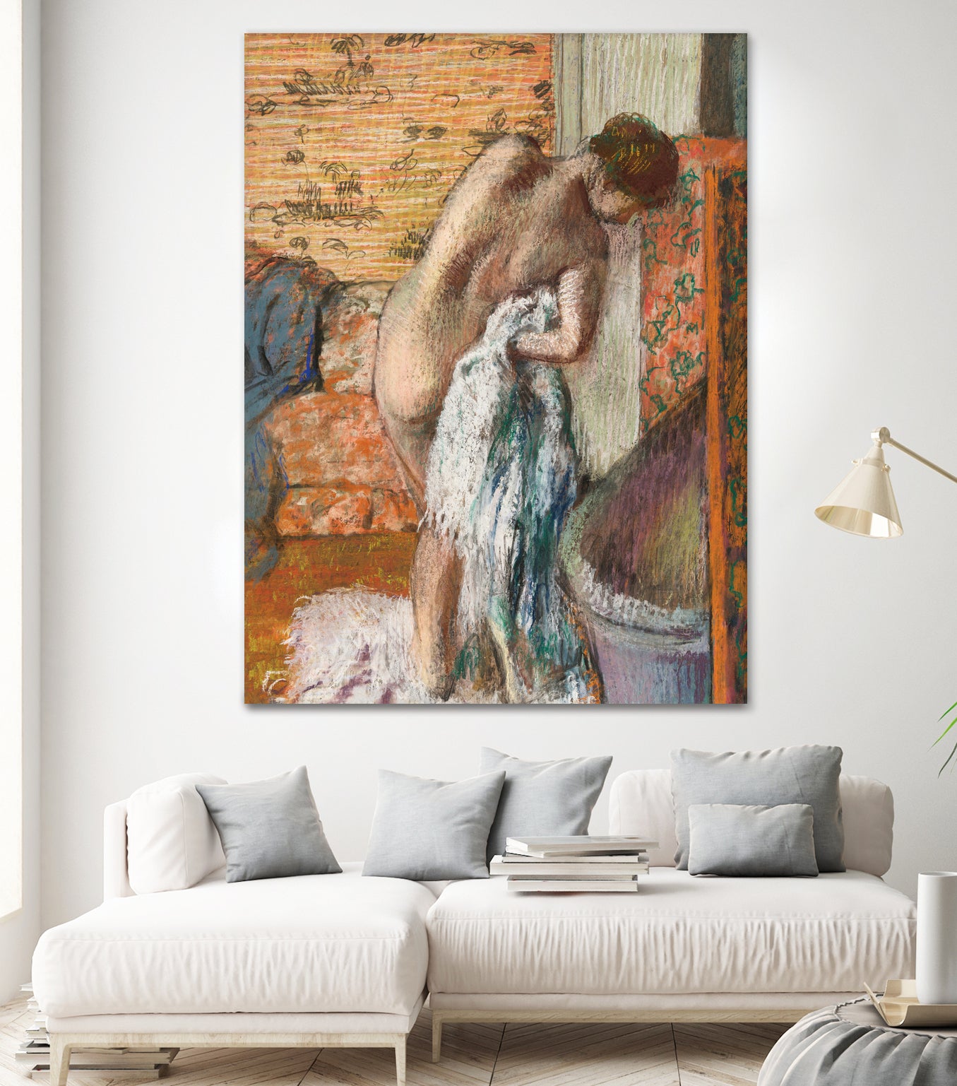 Naked Lady by Edgar Degas on GIANT ART - 5906 illustration