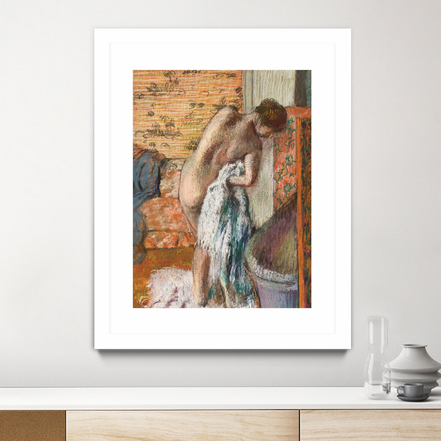 Naked Lady by Edgar Degas on GIANT ART - 5906 illustration