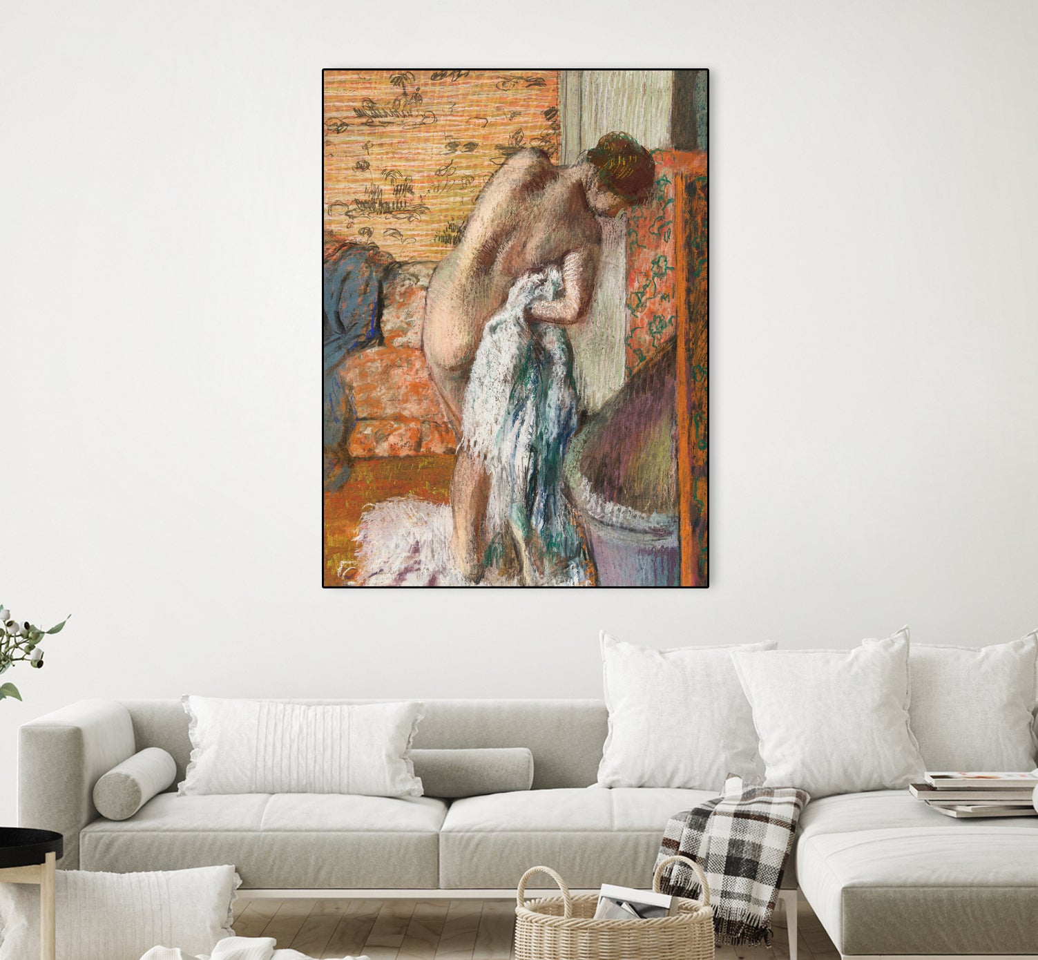 Naked Lady by Edgar Degas on GIANT ART - 5906 illustration