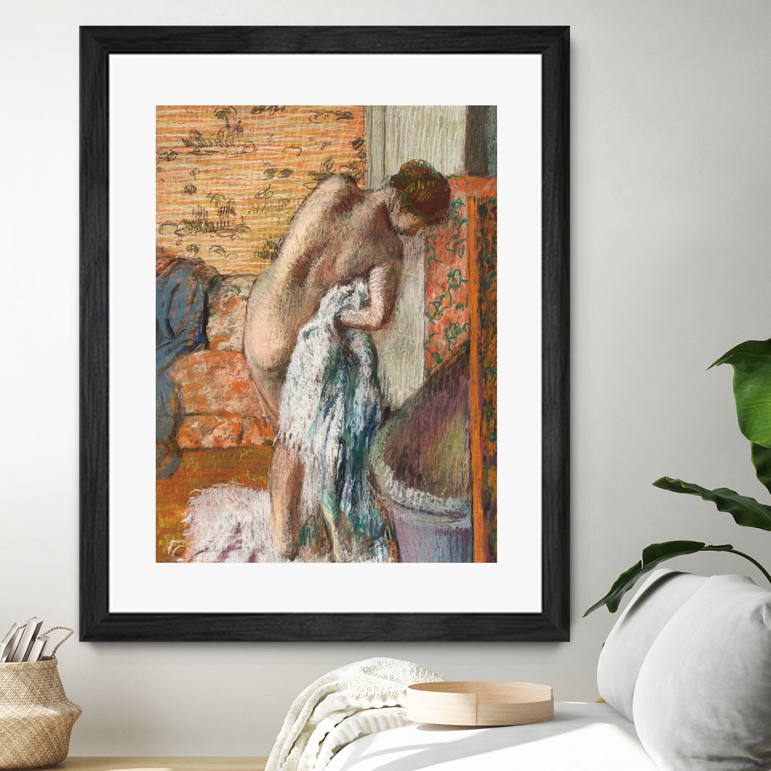 Naked Lady by Edgar Degas on GIANT ART - 5906 illustration