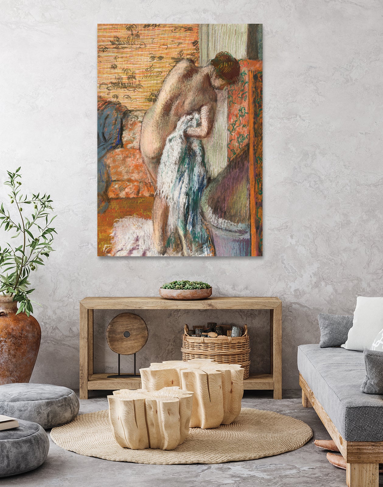 Naked Lady by Edgar Degas on GIANT ART - 5906 illustration