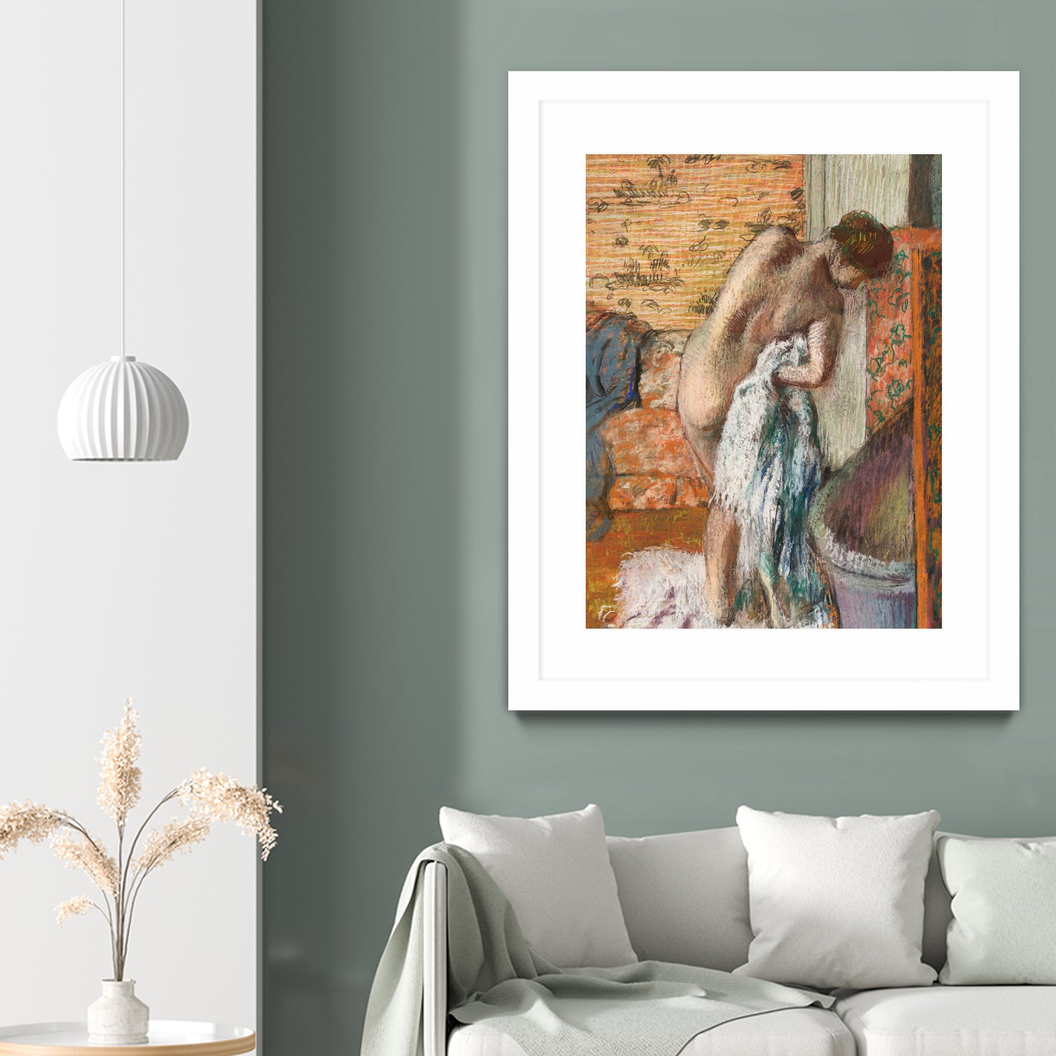 Naked Lady by Edgar Degas on GIANT ART - 5906 illustration