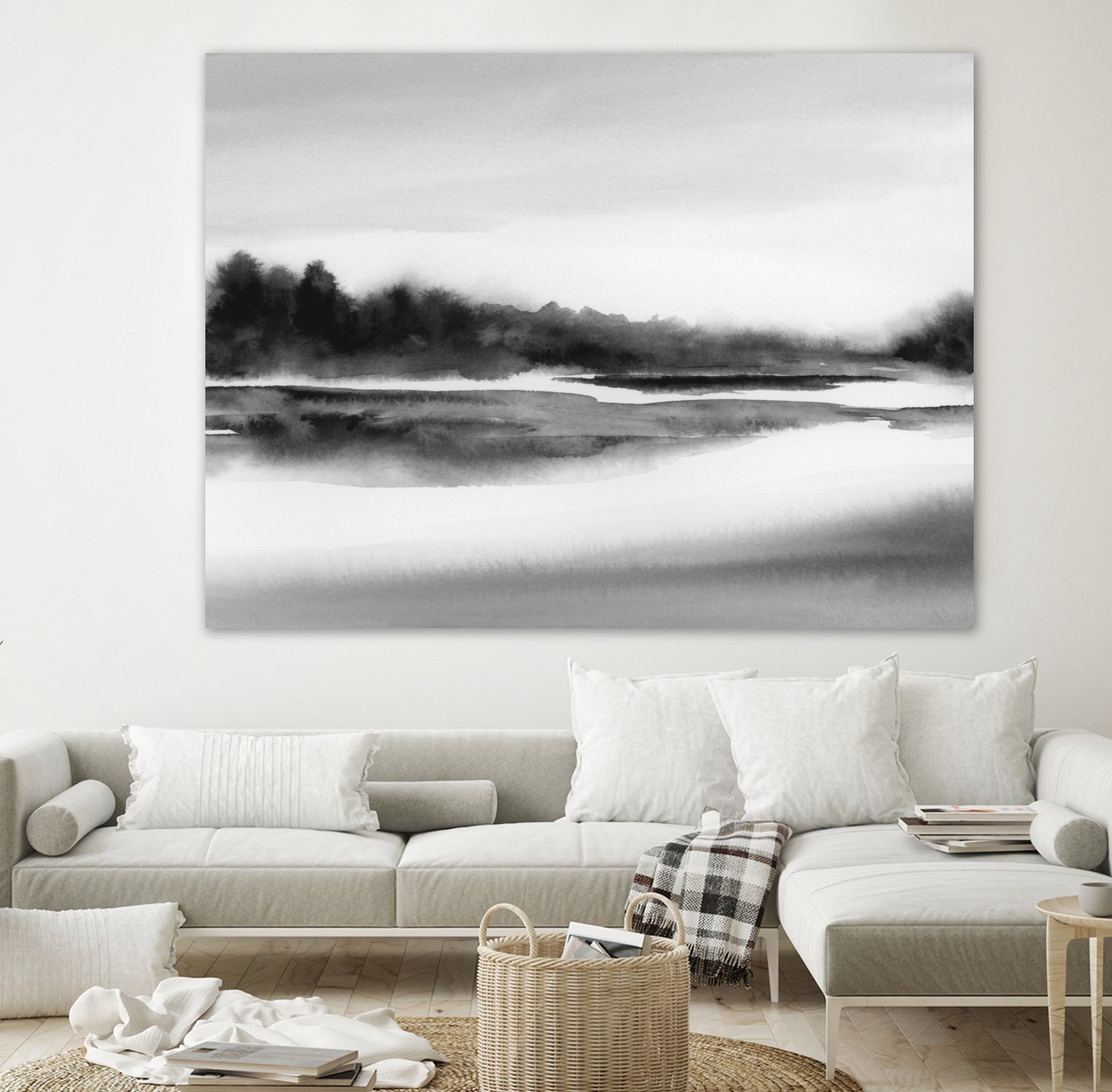 Riverstidei 32x40 by Rachel Elise on GIANT ART - black and white nature and landscapes black and white