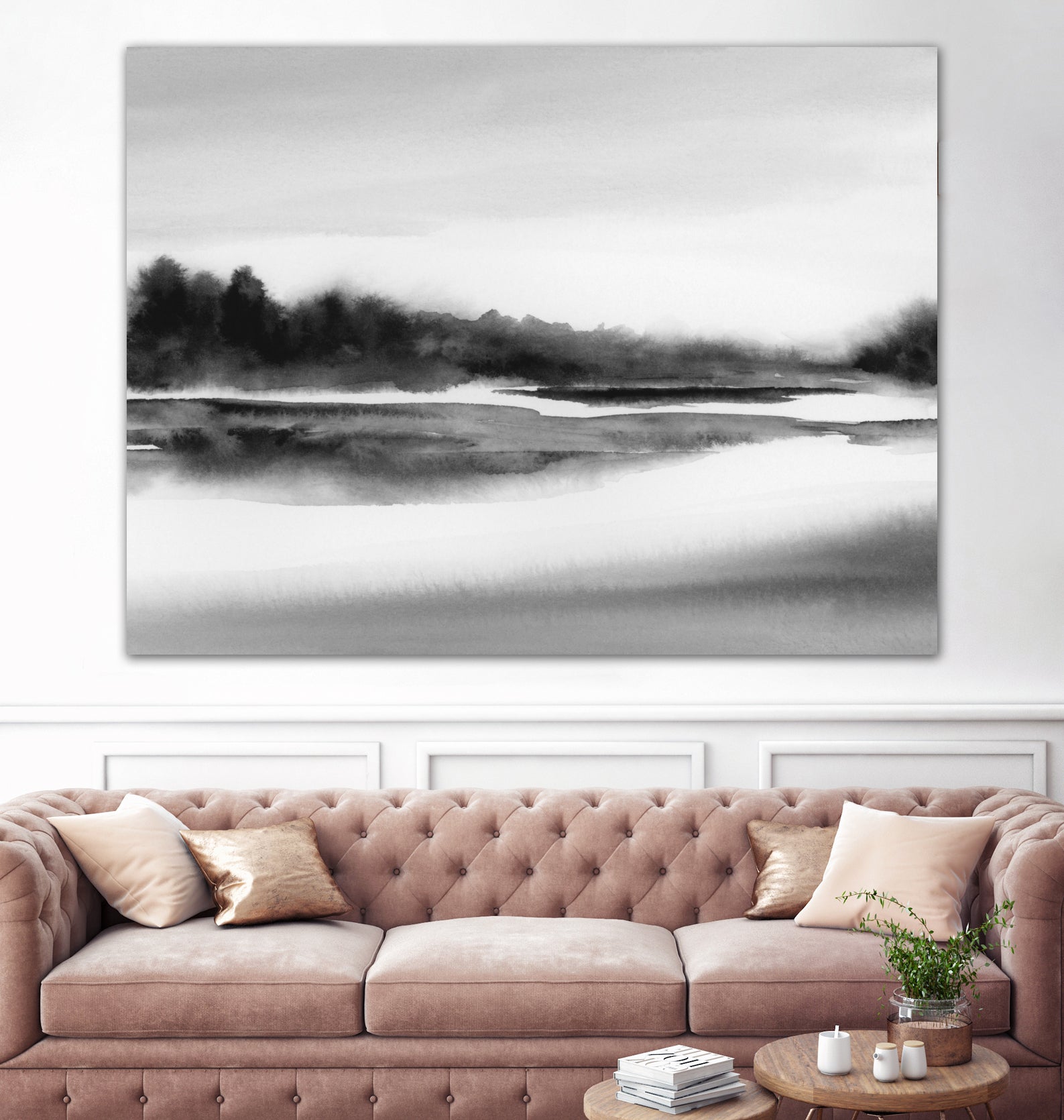Riverstidei 32x40 by Rachel Elise on GIANT ART - black and white nature and landscapes black and white