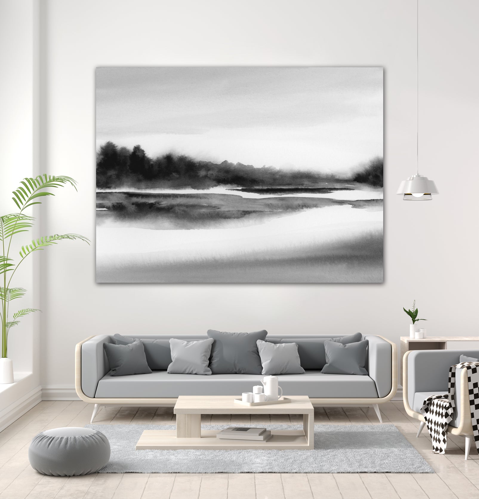 Riverstidei 32x40 by Rachel Elise on GIANT ART - black and white nature and landscapes black and white