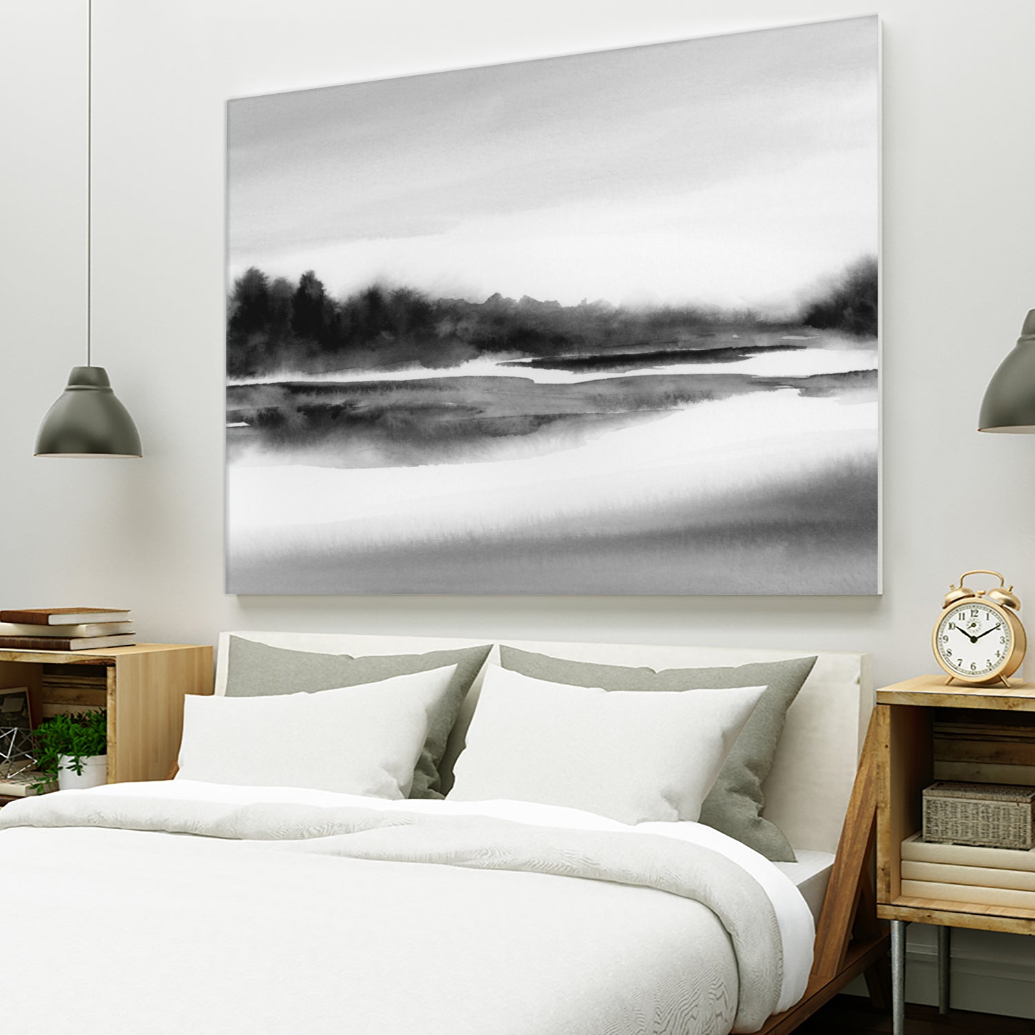 Riverstidei 32x40 by Rachel Elise on GIANT ART - black and white nature and landscapes black and white