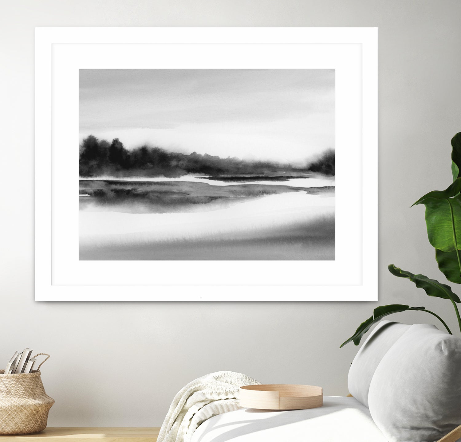 Riverstidei 32x40 by Rachel Elise on GIANT ART - black and white nature and landscapes black and white
