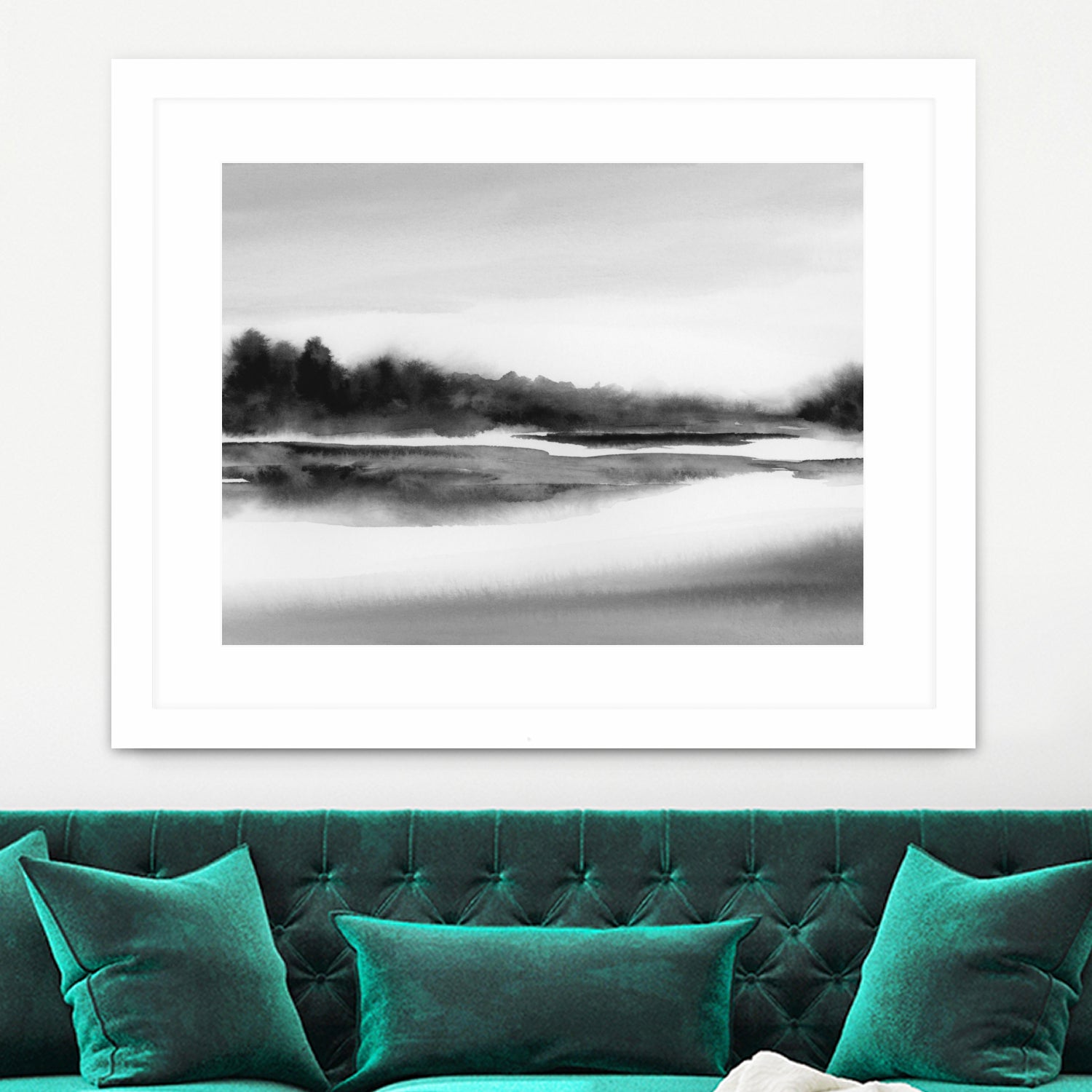 Riverstidei 32x40 by Rachel Elise on GIANT ART - black and white nature and landscapes black and white