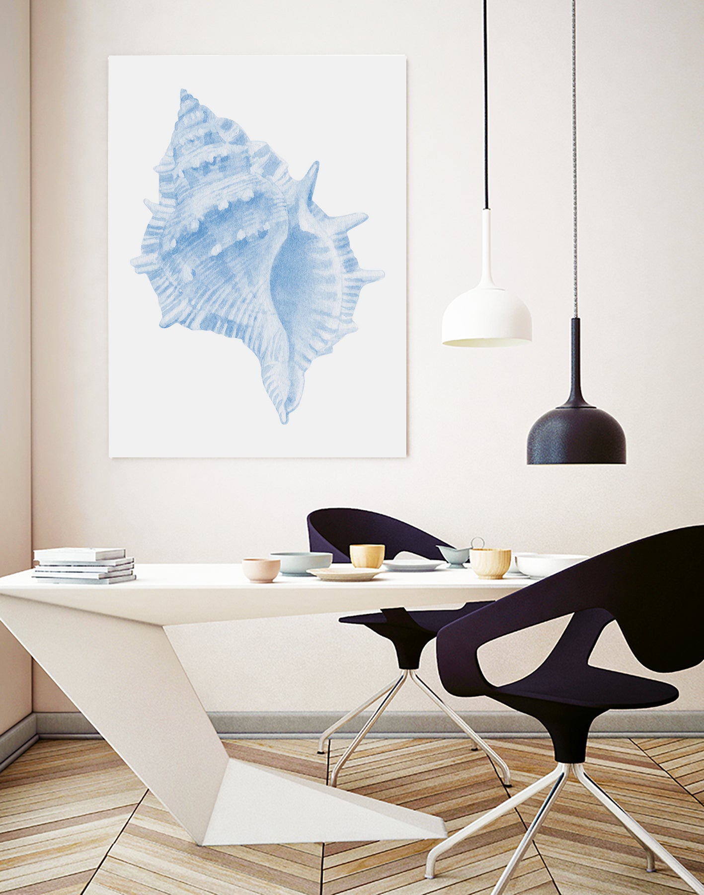 One Blue Conch by Jolly on GIANT ART - illustration animal