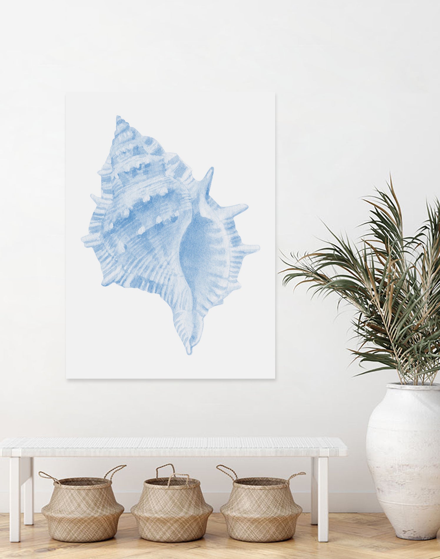 One Blue Conch by Jolly on GIANT ART - illustration animal
