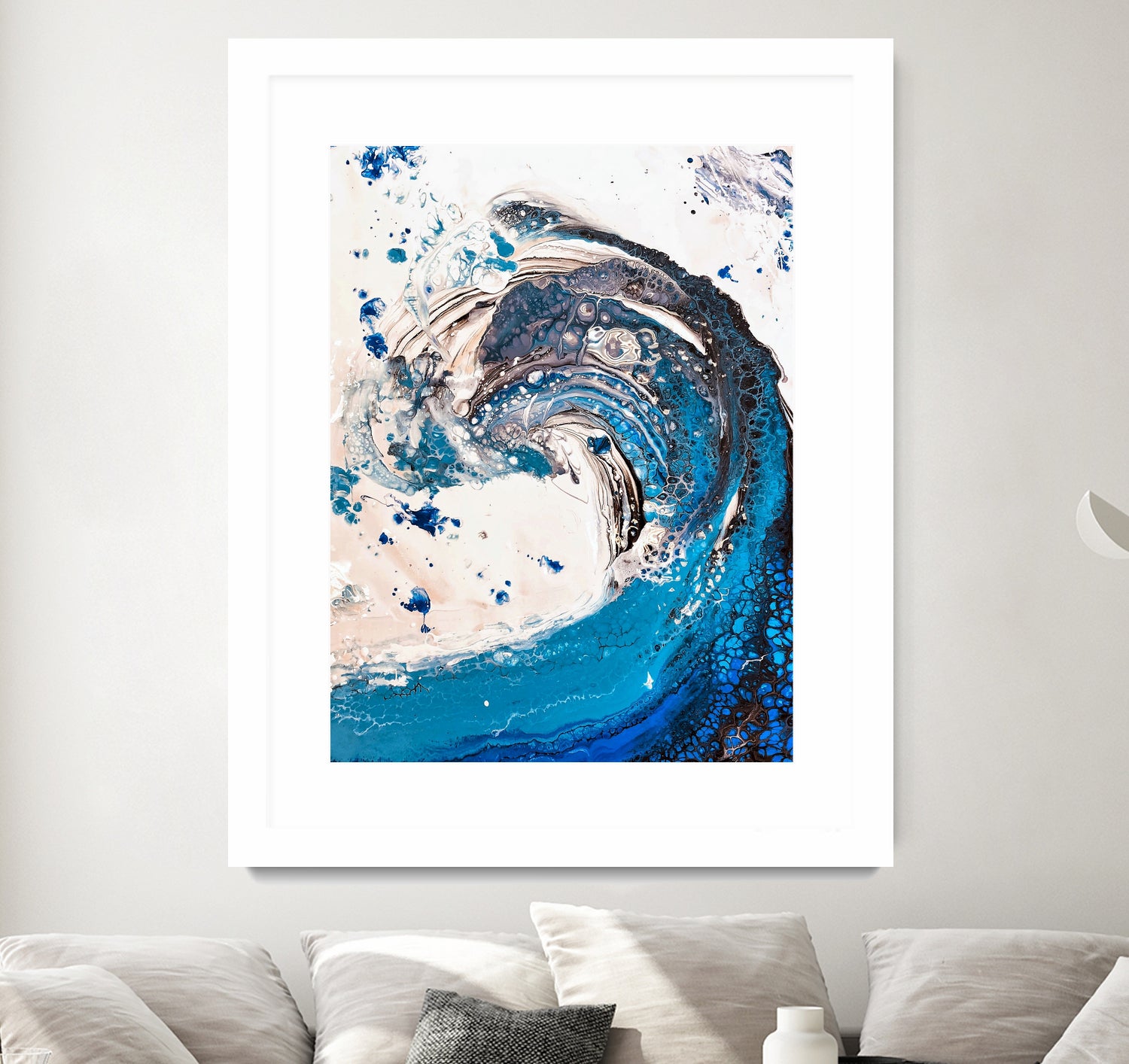 Crazy Wave by Anda Bieza on GIANT ART - abstract painting