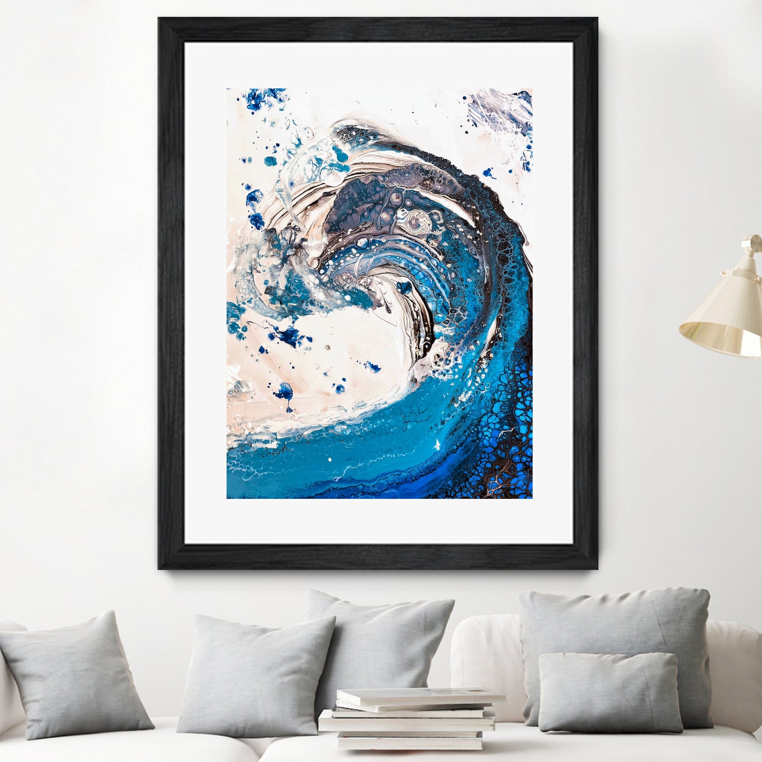 Crazy Wave by Anda Bieza on GIANT ART - abstract painting