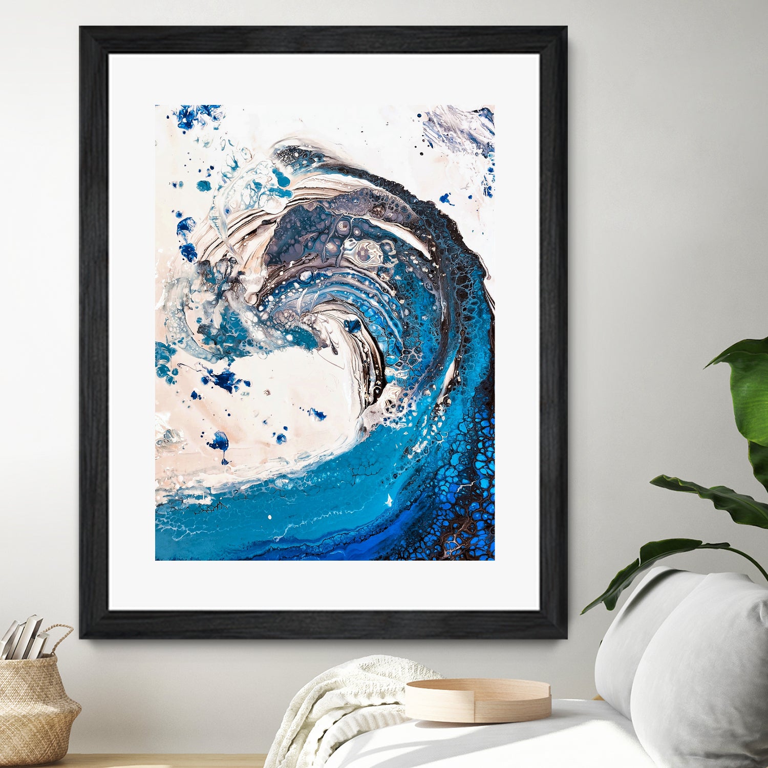 Crazy Wave by Anda Bieza on GIANT ART - abstract painting