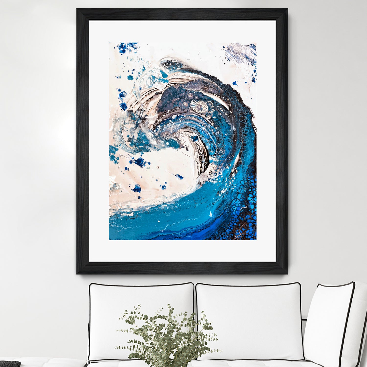 Crazy Wave by Anda Bieza on GIANT ART - abstract painting