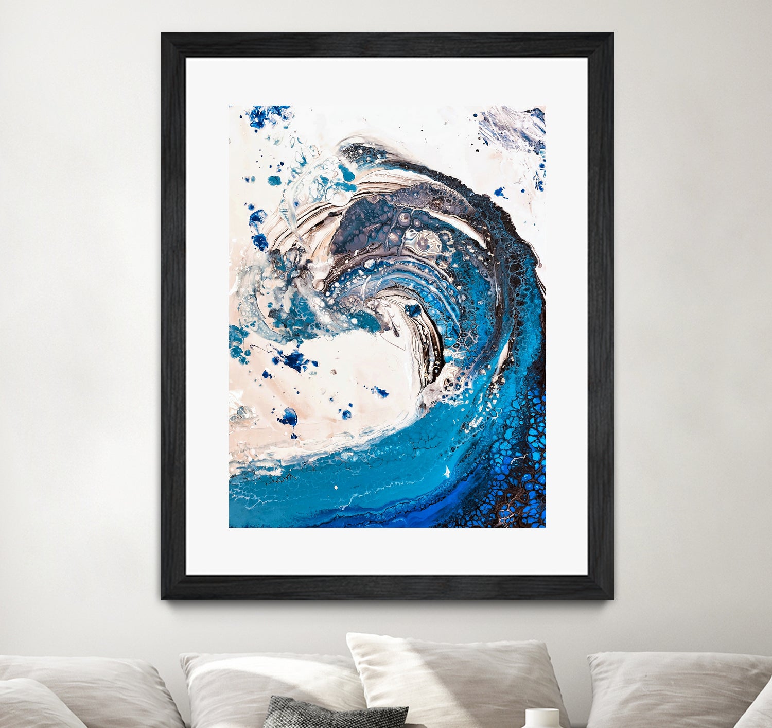Crazy Wave by Anda Bieza on GIANT ART - abstract painting