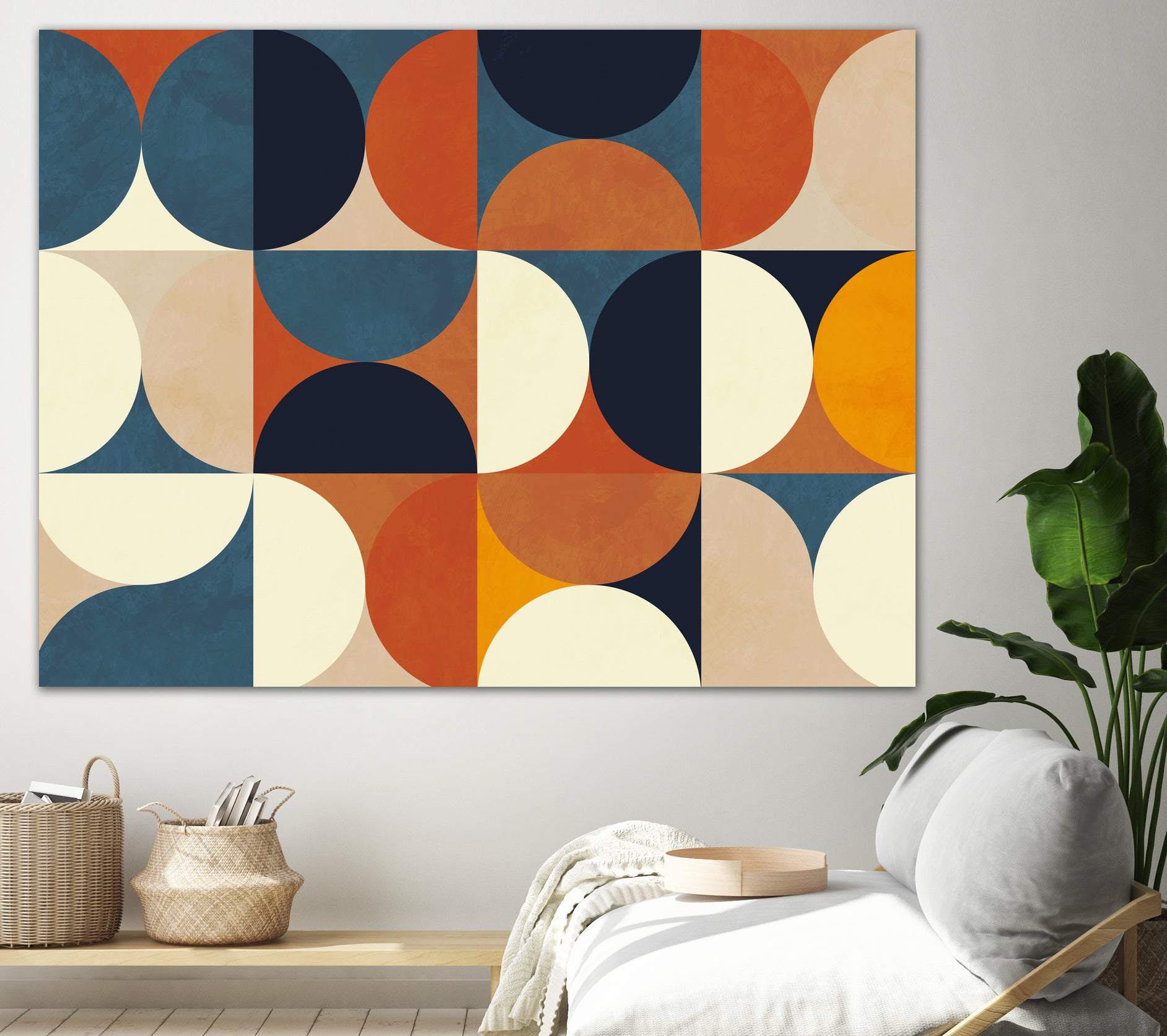 Geometry New12 Marron by Ana Rut Bre on GIANT ART - abstract abstract