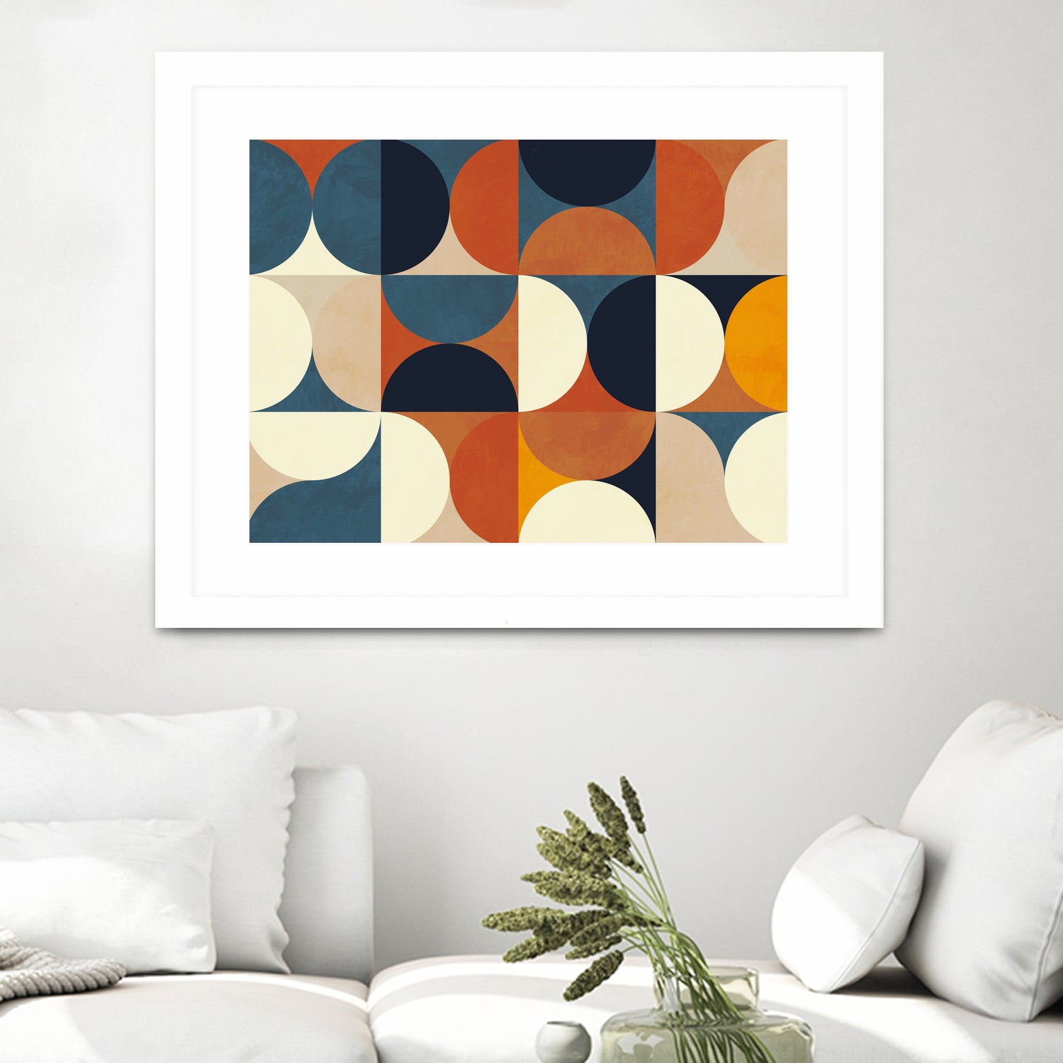 Geometry New12 Marron by Ana Rut Bre on GIANT ART - abstract abstract