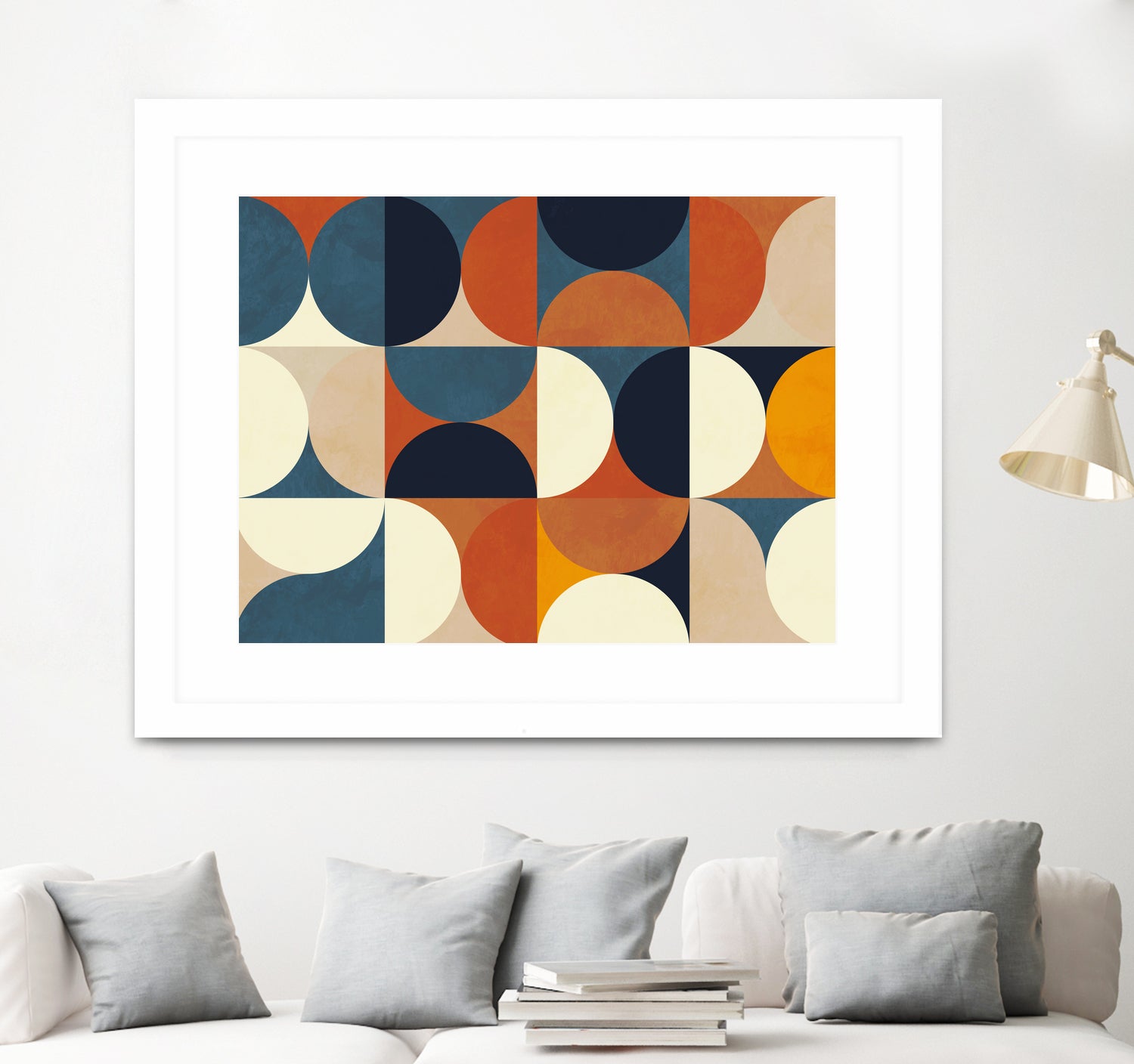 Geometry New12 Marron by Ana Rut Bre on GIANT ART - abstract abstract