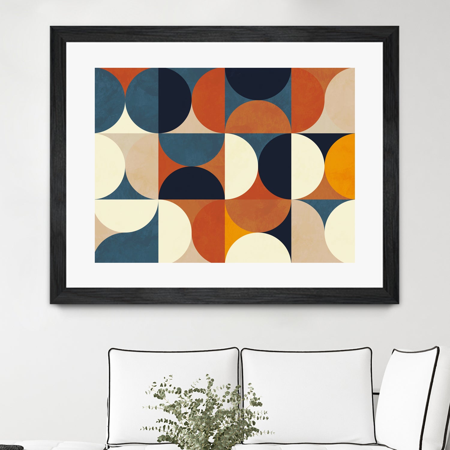 Geometry New12 Marron by Ana Rut Bre on GIANT ART - abstract abstract