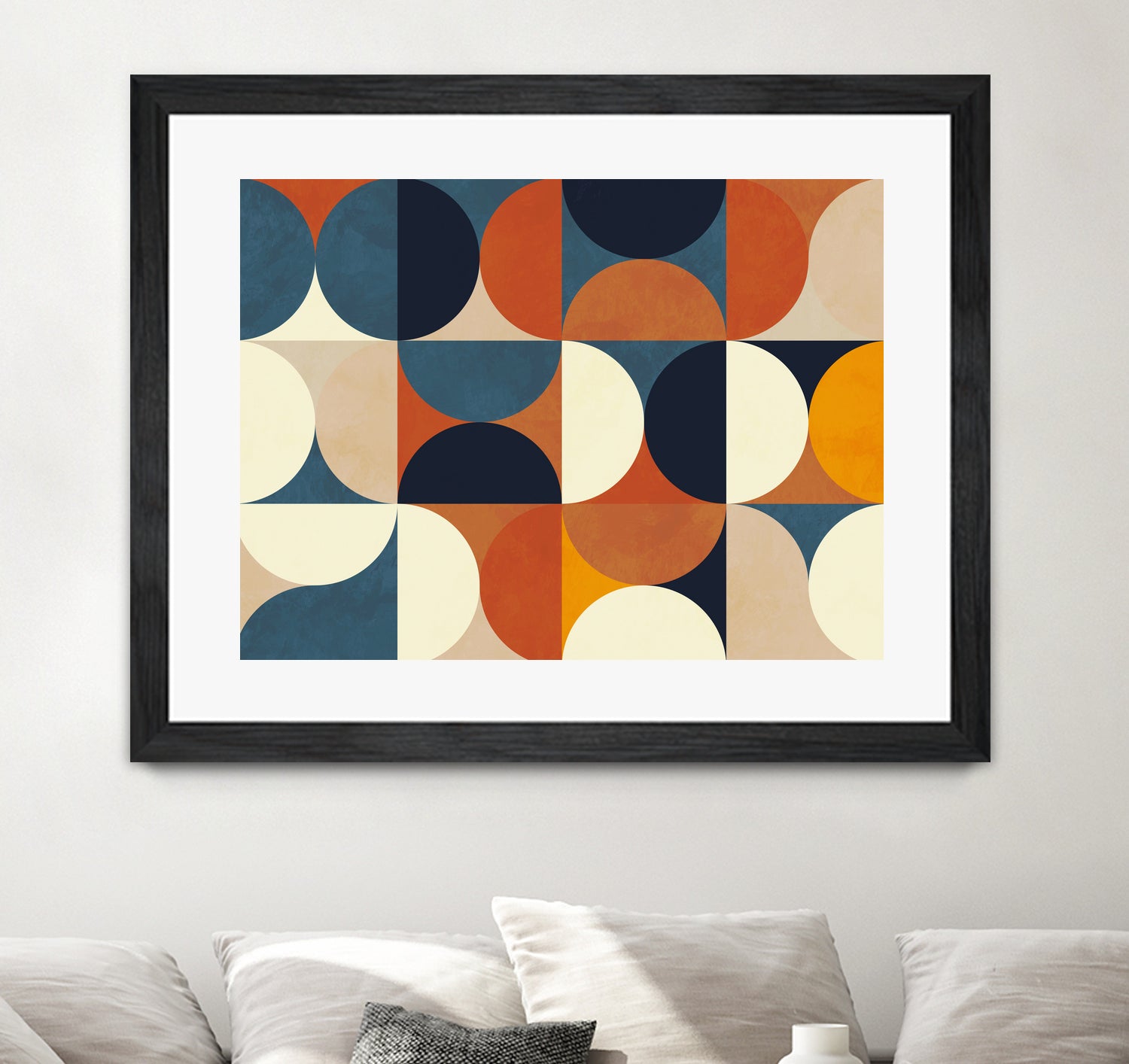 Geometry New12 Marron by Ana Rut Bre on GIANT ART - abstract abstract