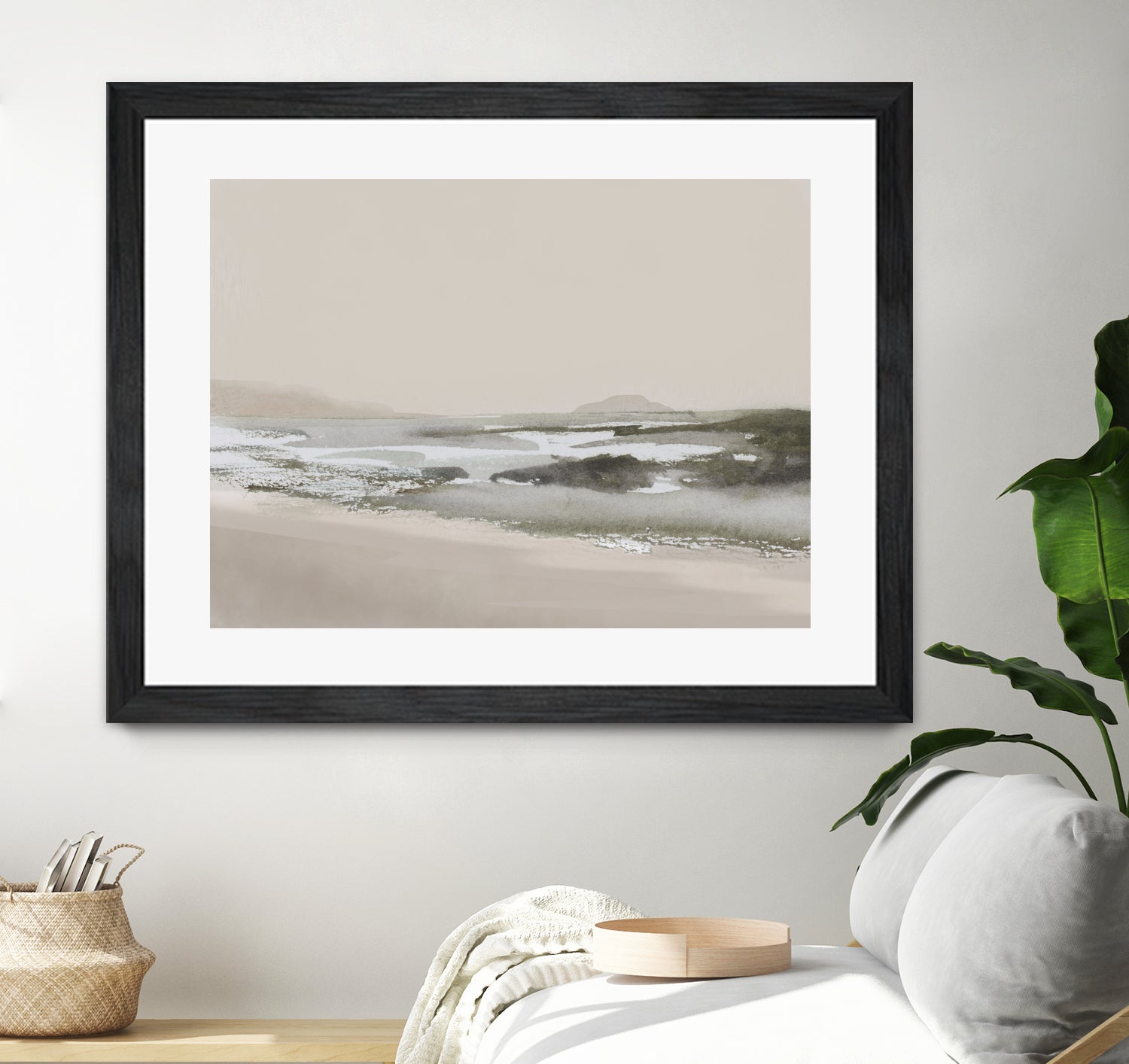 Calm Beach by Dan Hobday on GIANT ART - nature and landscapes nature