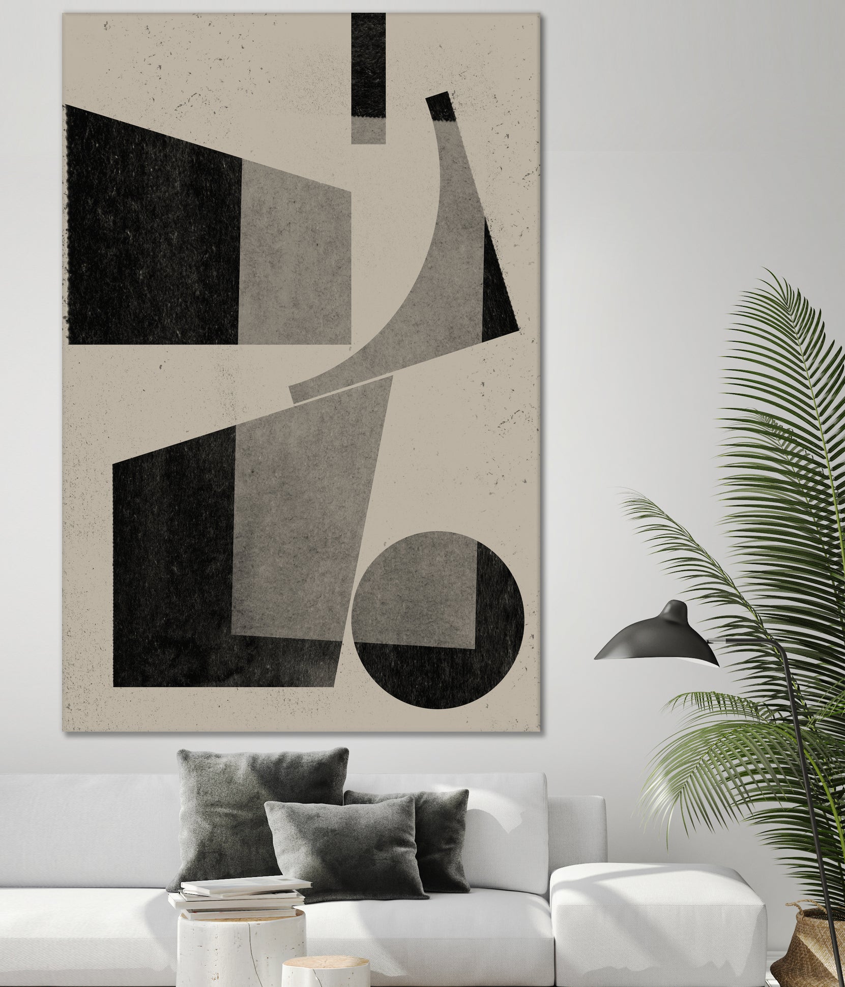 Geometric Harmony by THE MIUUS STUDIO on GIANT ART - watercolor abstract art