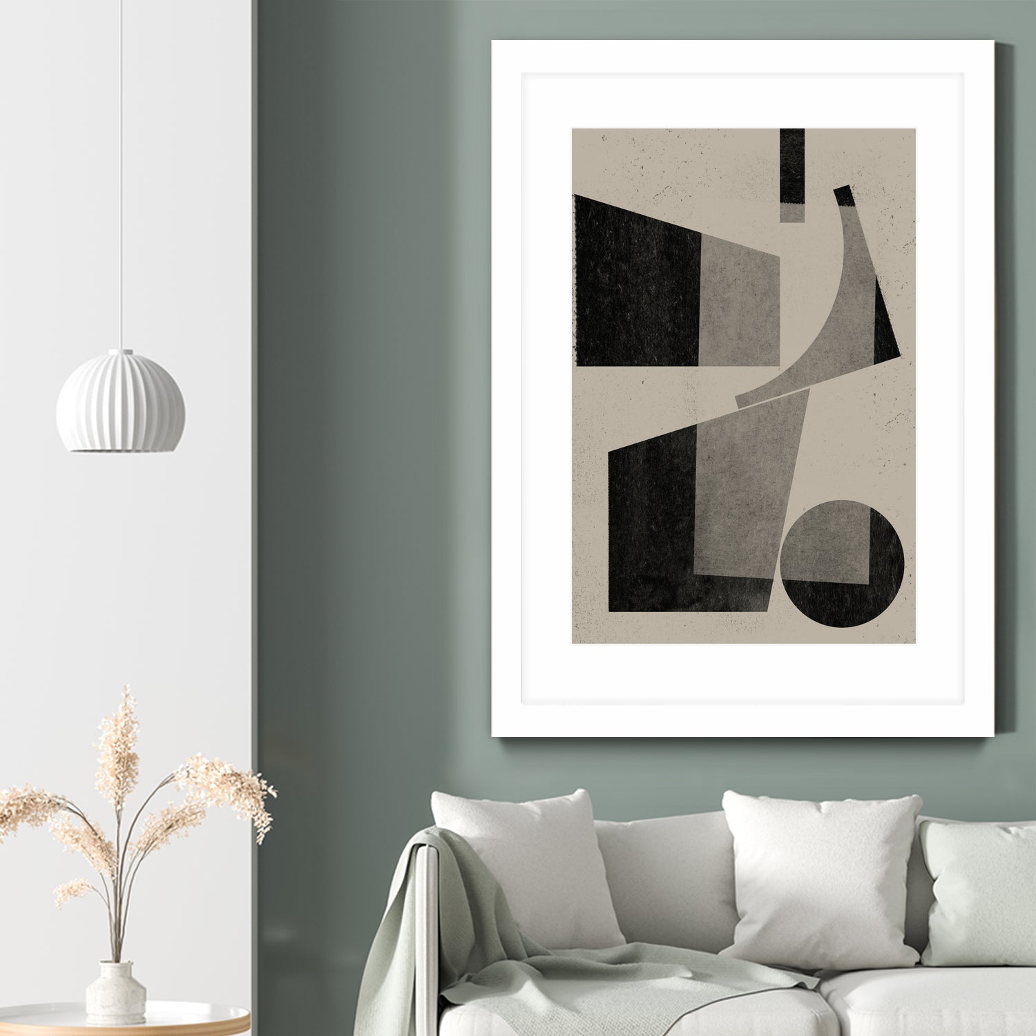 Geometric Harmony by THE MIUUS STUDIO on GIANT ART - watercolor abstract art