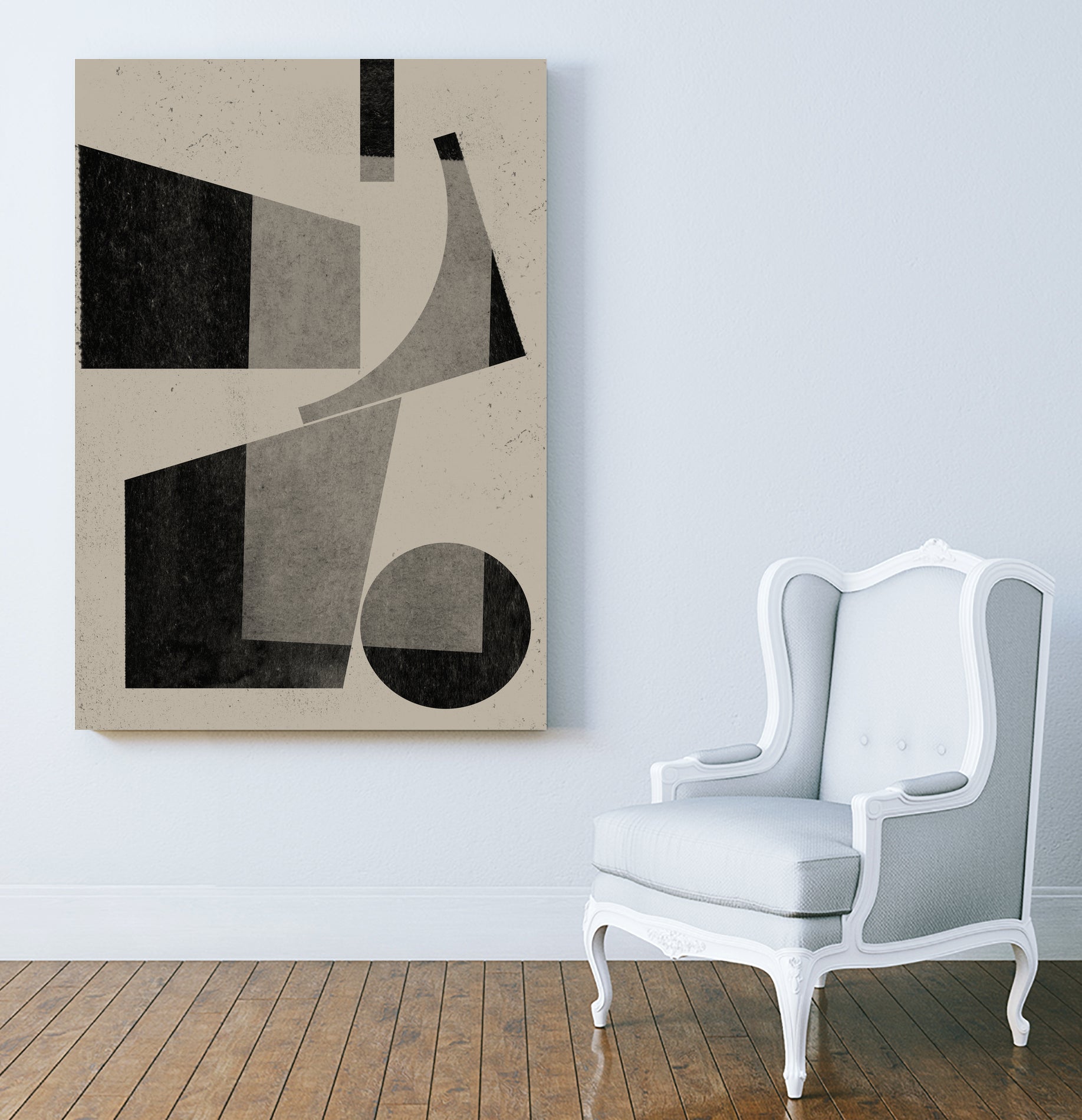 Geometric Harmony by THE MIUUS STUDIO on GIANT ART - watercolor abstract art