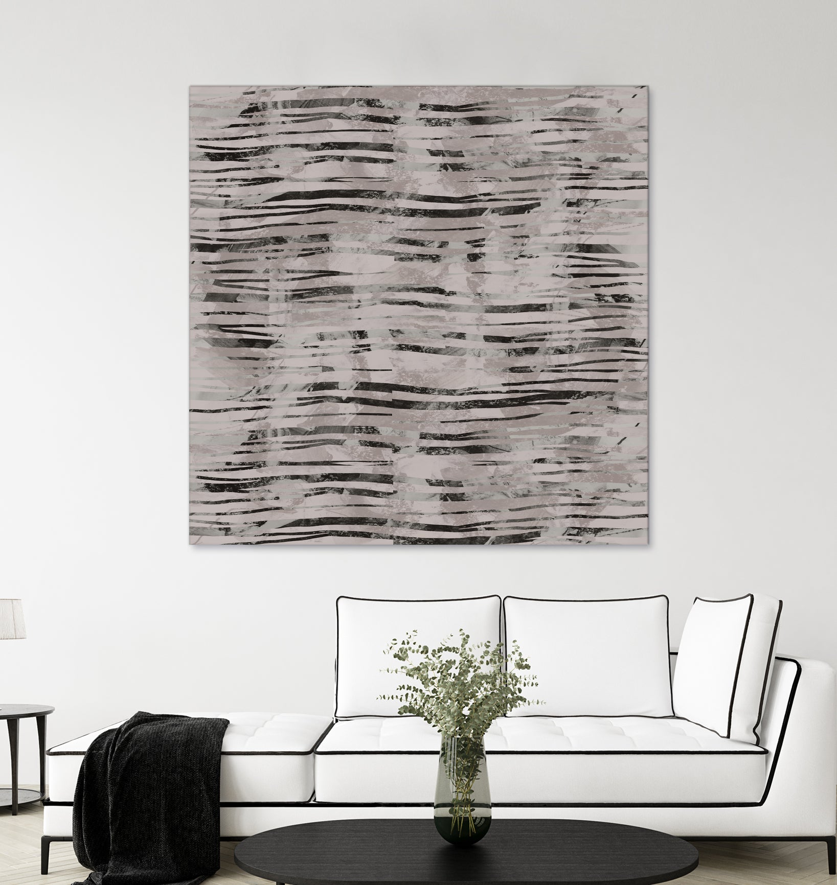 Minimal Organic Wavy Lines 7 by cartissi on GIANT ART - abstract sketch