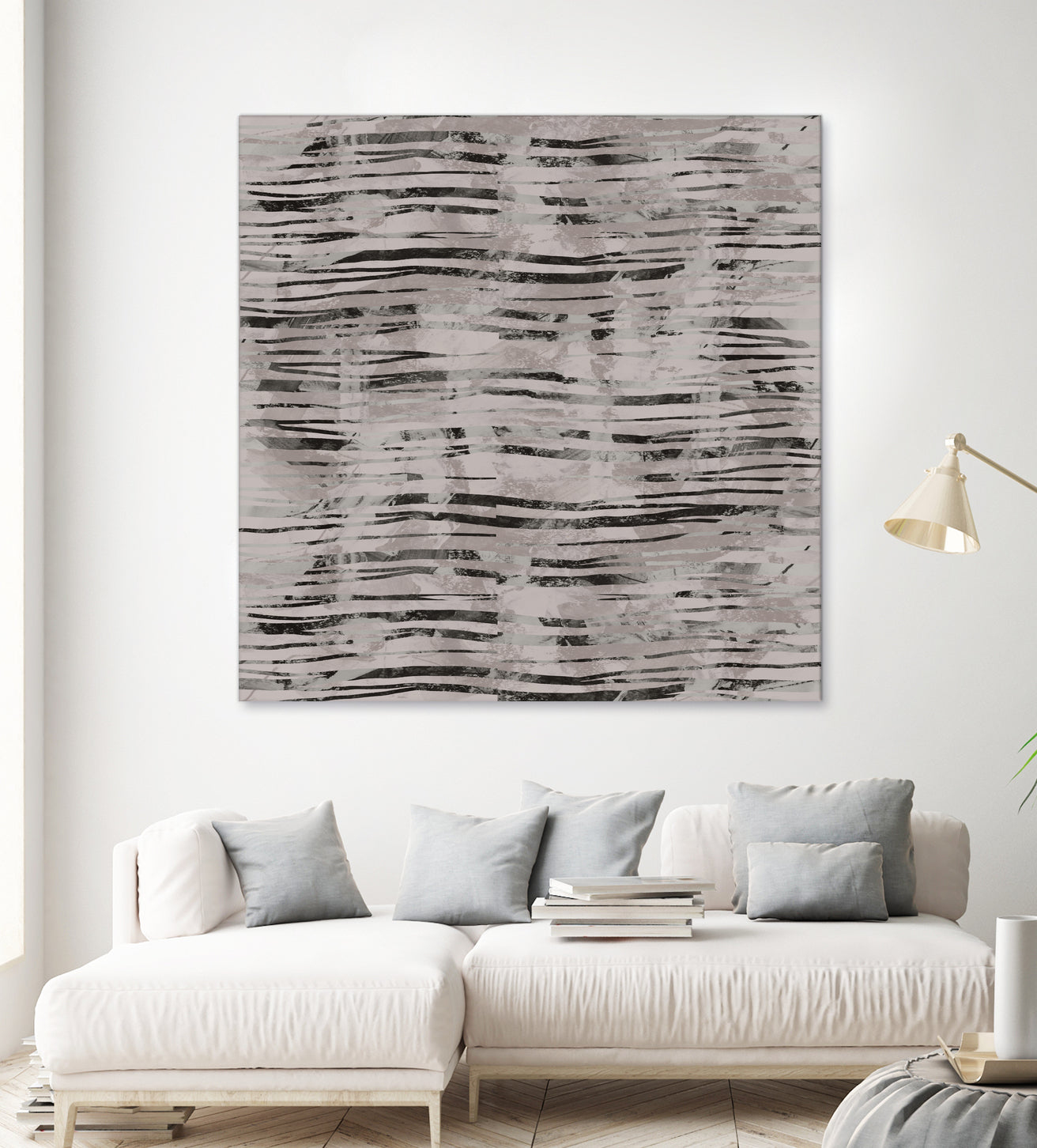 Minimal Organic Wavy Lines 7 by cartissi on GIANT ART - abstract sketch