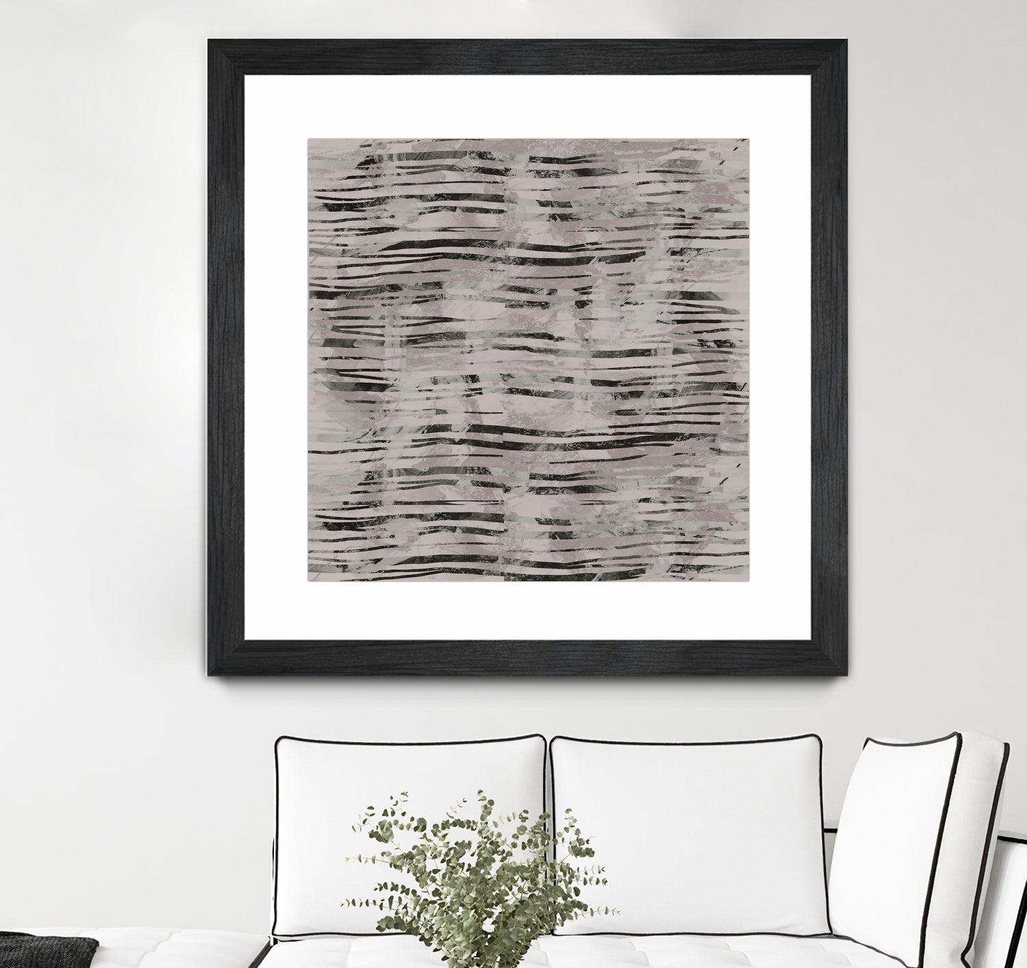 Minimal Organic Wavy Lines 7 by cartissi on GIANT ART - abstract sketch