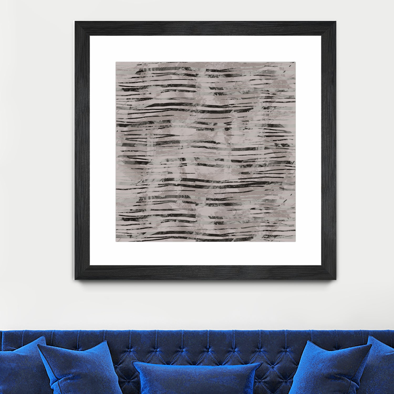 Minimal Organic Wavy Lines 7 by cartissi on GIANT ART - abstract sketch
