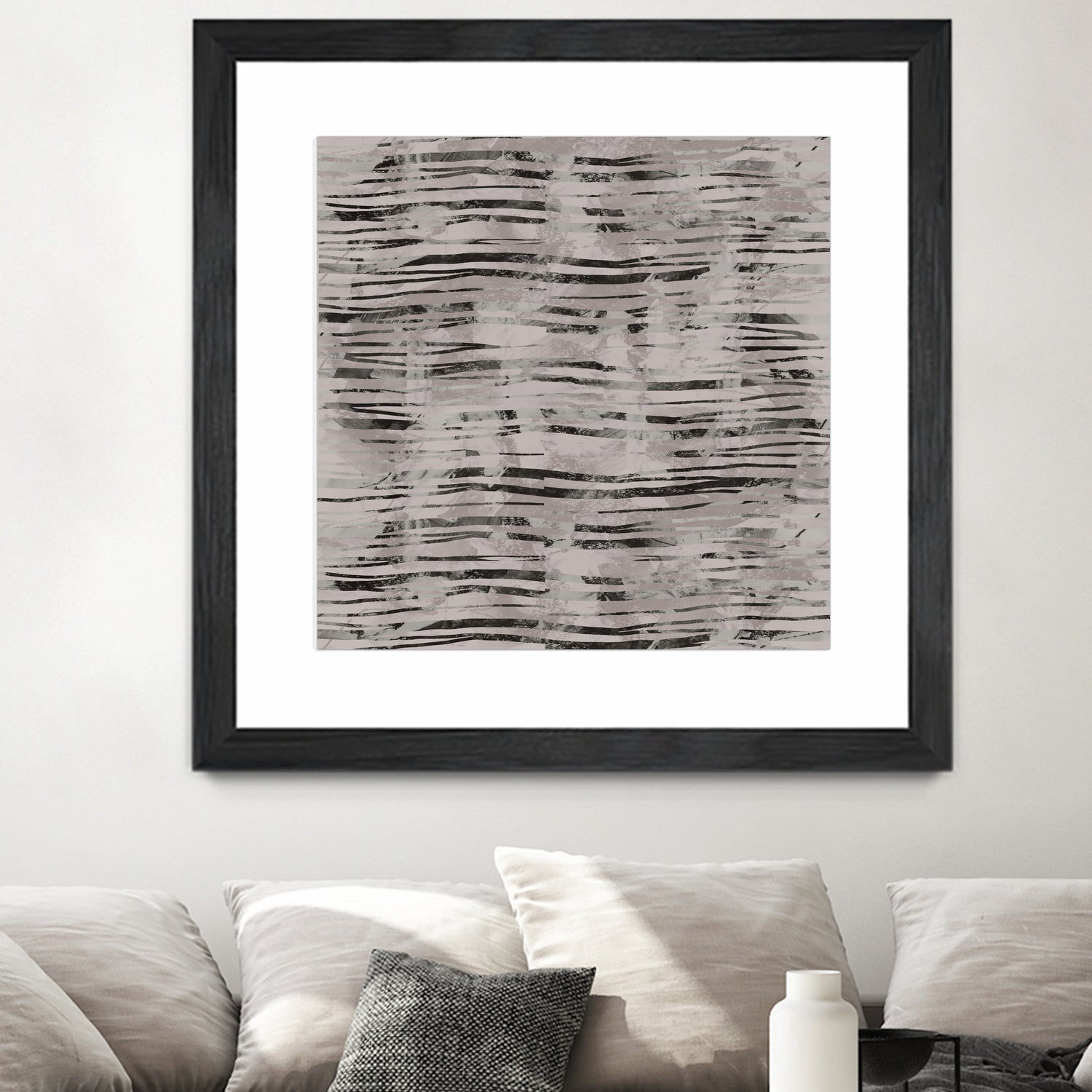 Minimal Organic Wavy Lines 7 by cartissi on GIANT ART - abstract sketch