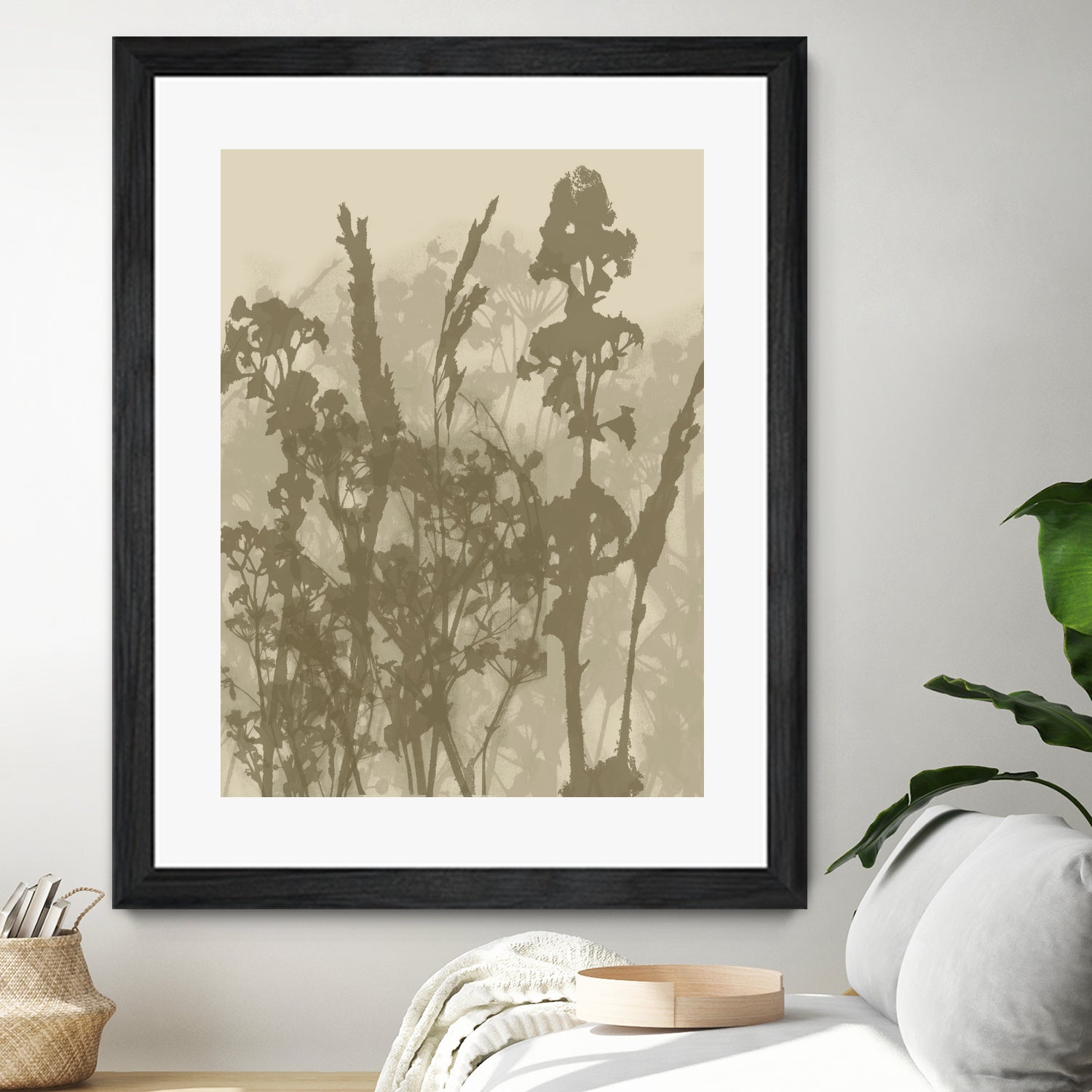 Misty Meadow. Abstract Botanical Art No.10 by Dina Dankers on GIANT ART - 5000 illustration