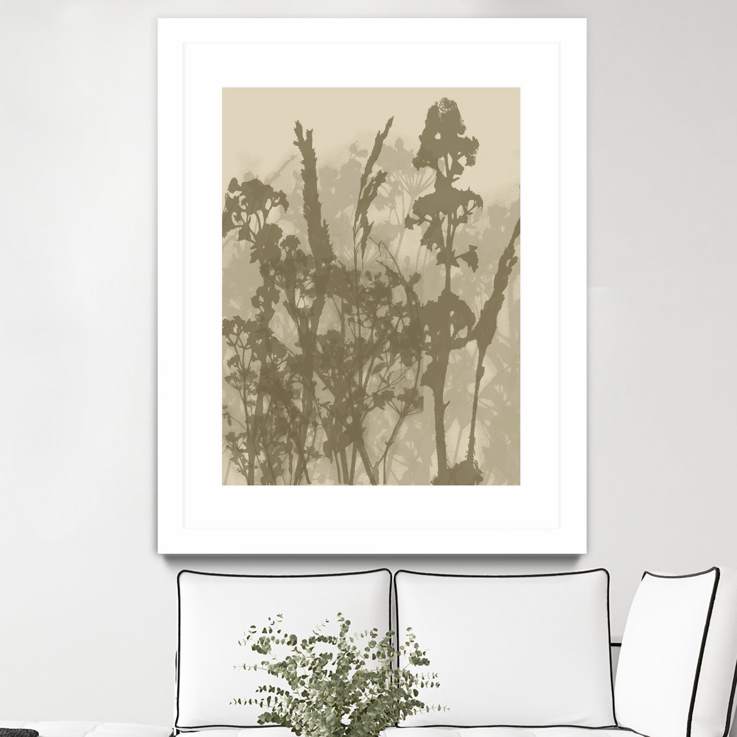 Misty Meadow. Abstract Botanical Art No.10 by Dina Dankers on GIANT ART - 5000 illustration