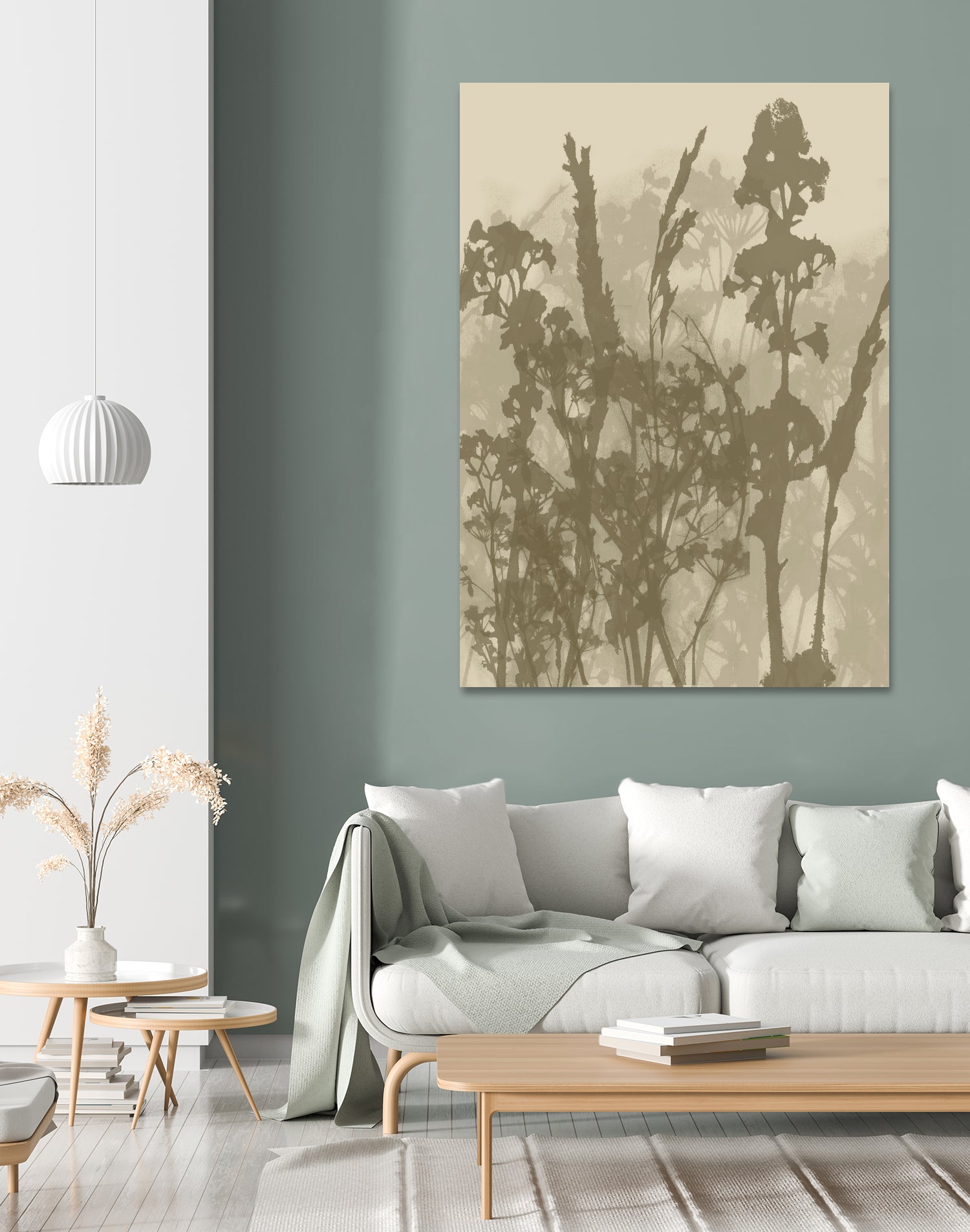 Misty Meadow. Abstract Botanical Art No.10 by Dina Dankers on GIANT ART - 5000 illustration