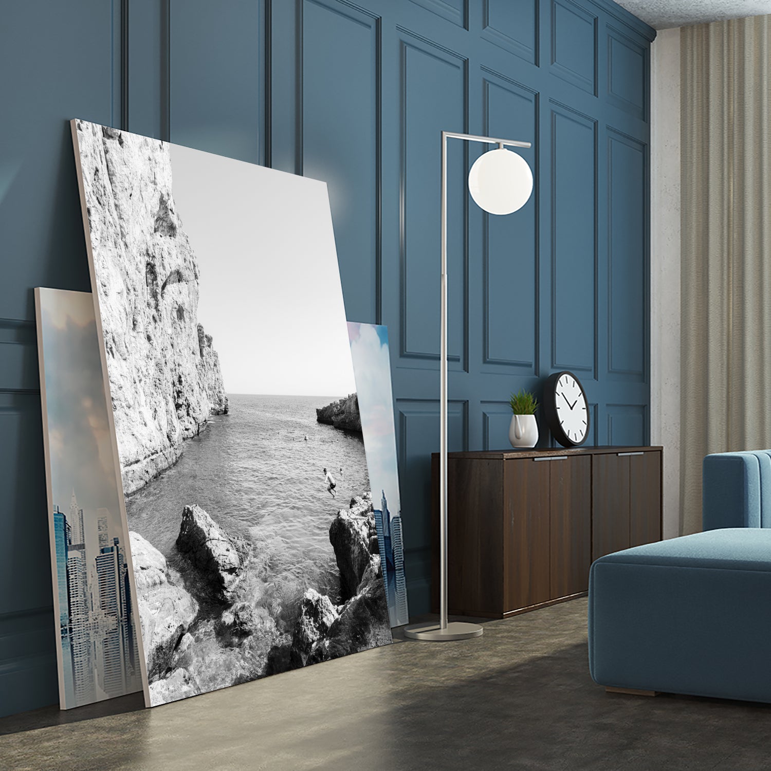 The Dive by Kathrin Pienaar on GIANT ART - black and white landscape black and white