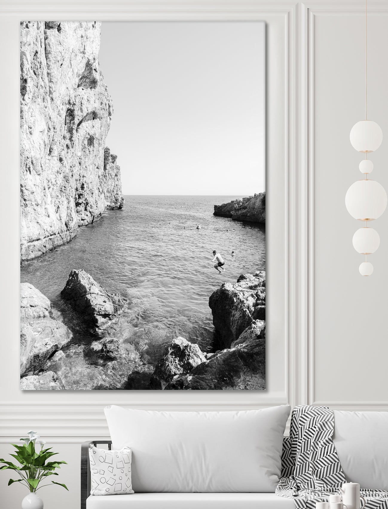 The Dive by Kathrin Pienaar on GIANT ART - black and white landscape black and white