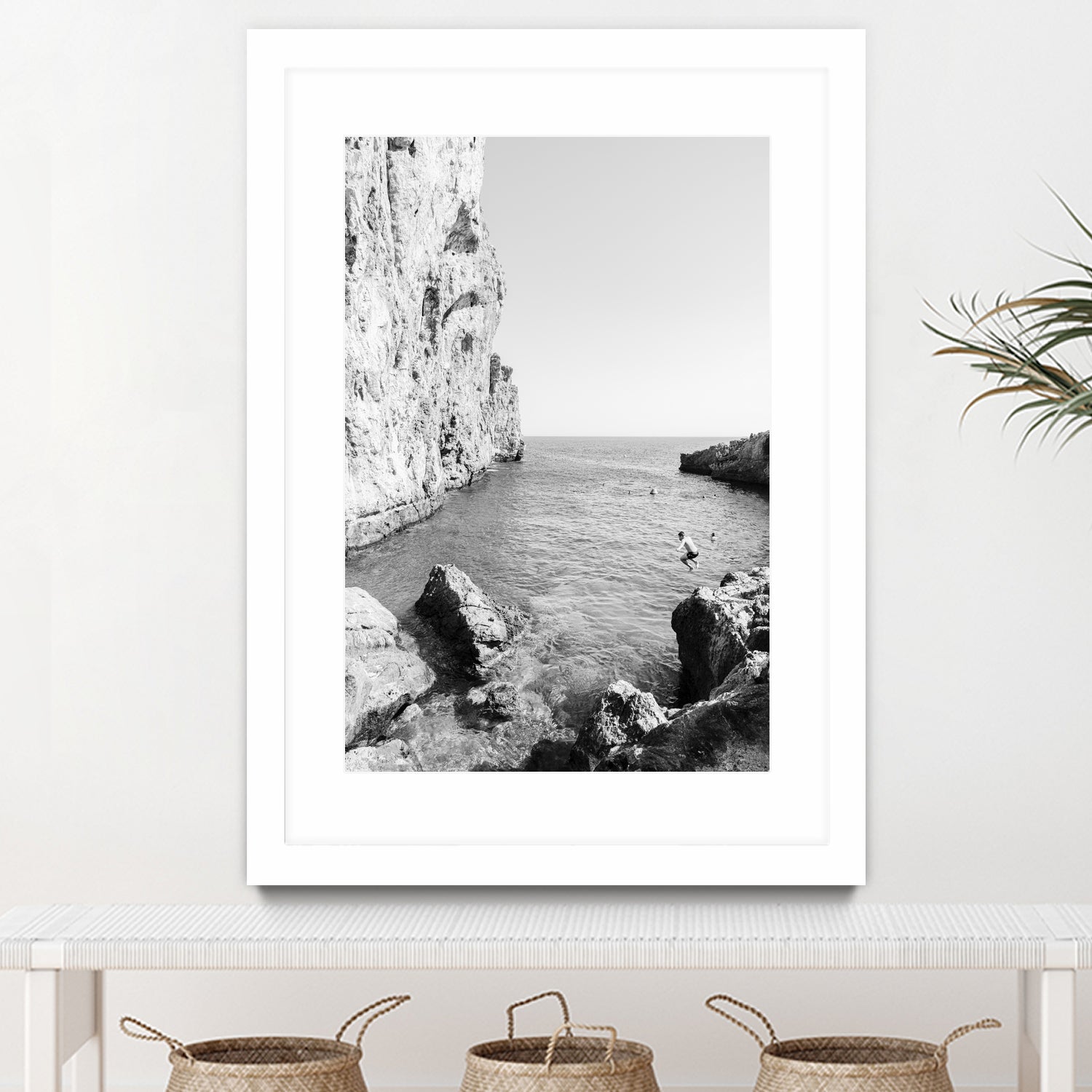 The Dive by Kathrin Pienaar on GIANT ART - black and white landscape black and white