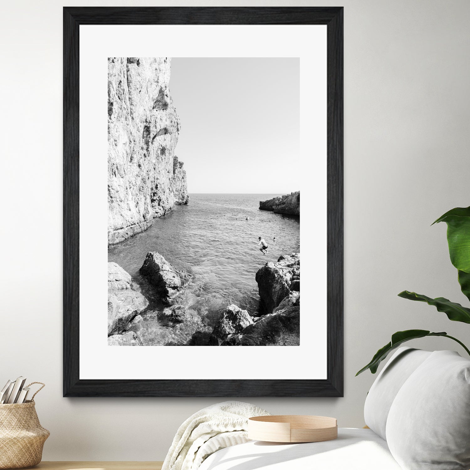 The Dive by Kathrin Pienaar on GIANT ART - black and white landscape black and white